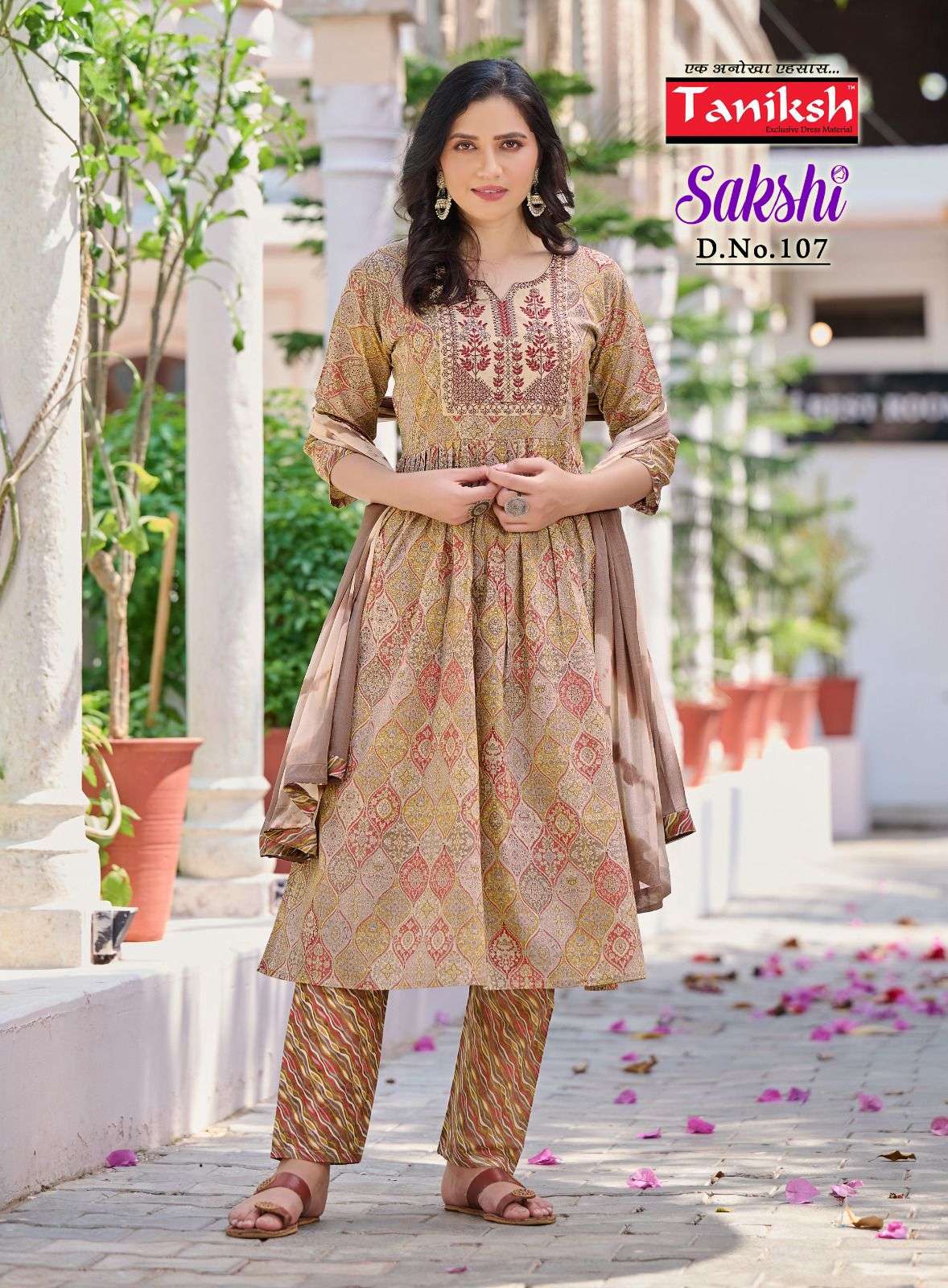 TANIKSH EMBROIDERY SIKVANS WORK Kurti Wholesale catalog