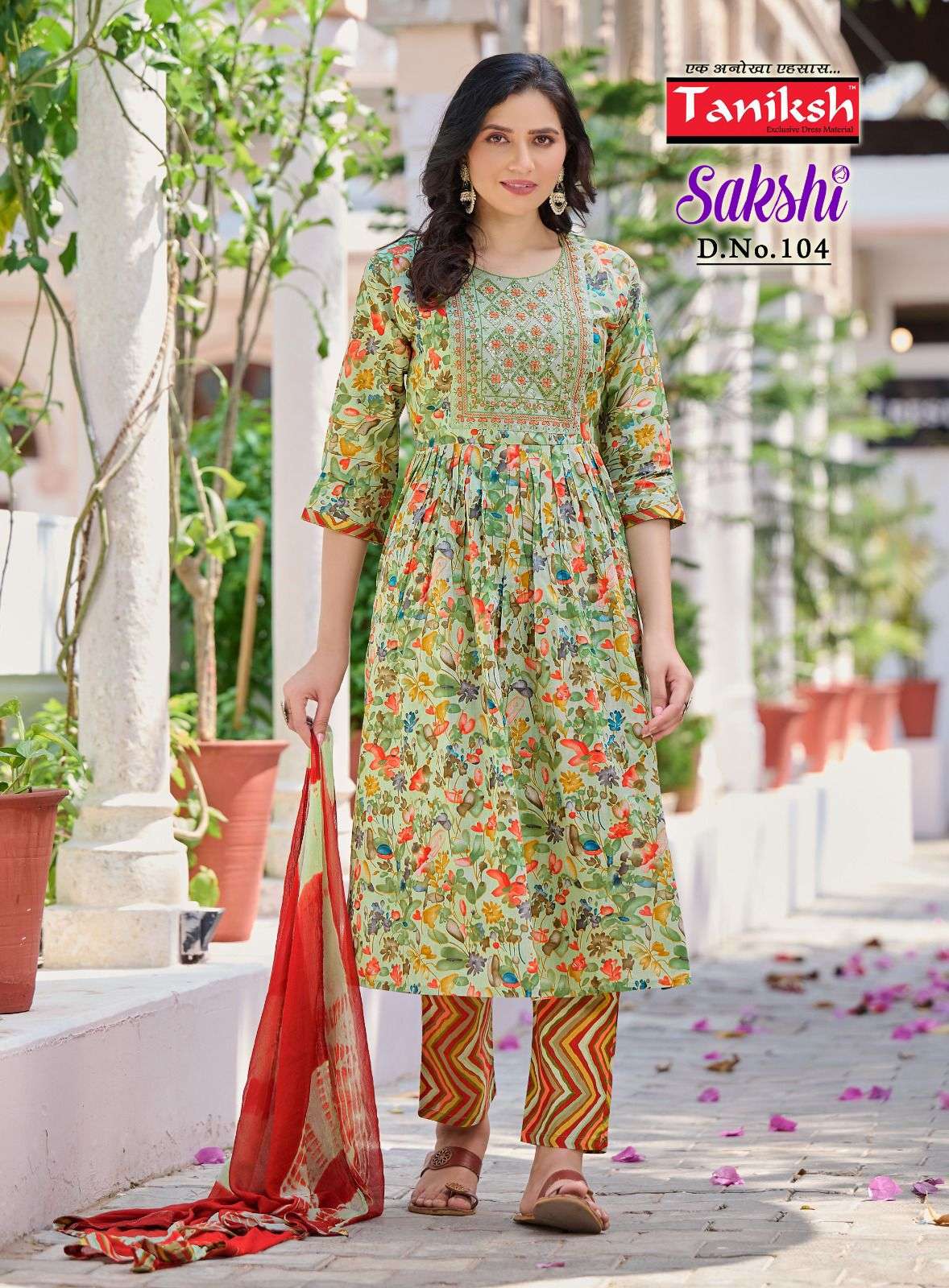 TANIKSH EMBROIDERY SIKVANS WORK Kurti Wholesale catalog