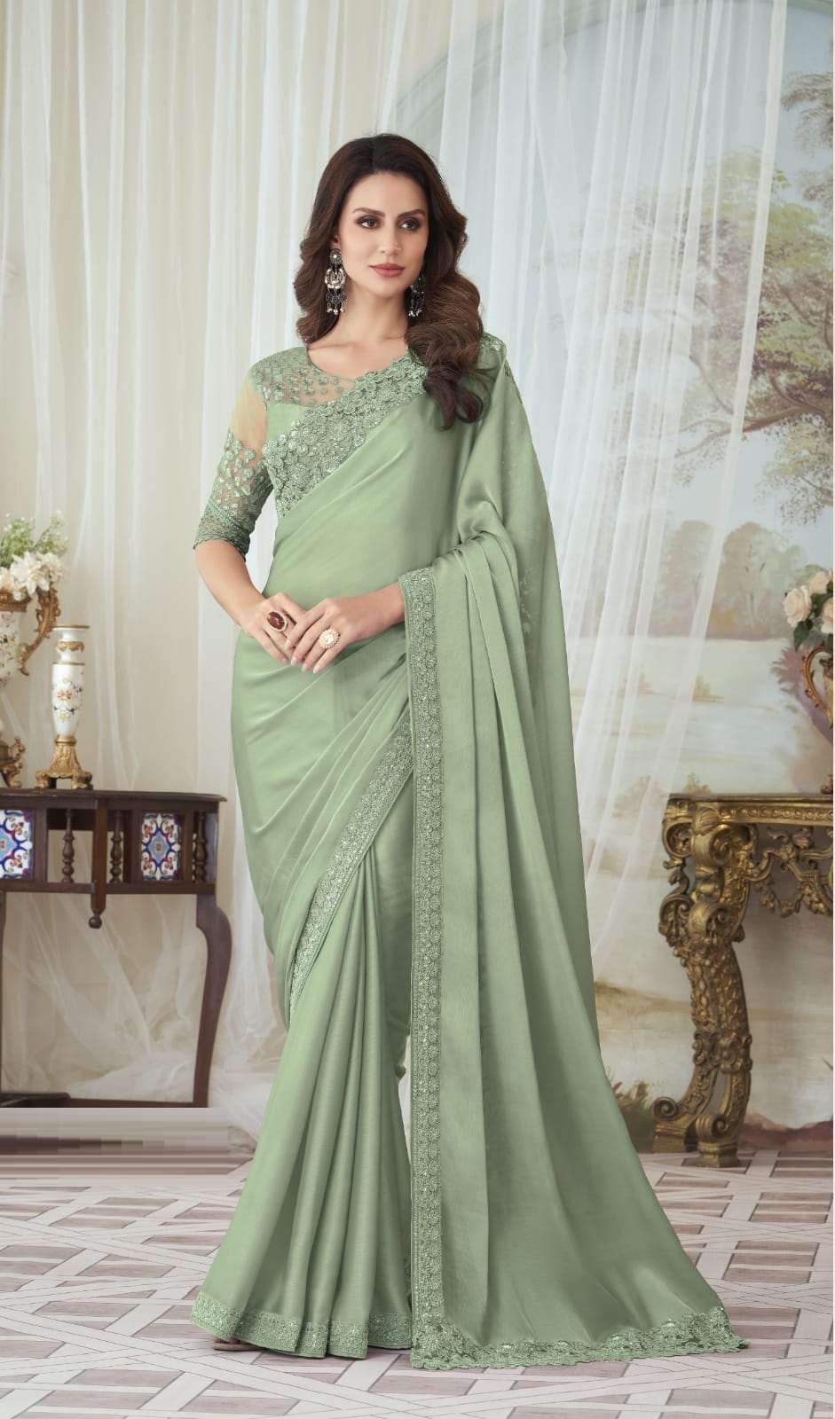 Tfh Silver Screen 27003 Exclusive Designer Saree Wholesale catalog