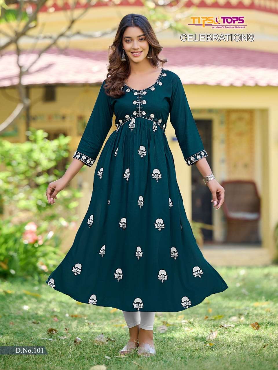 TIPS & TOPS CELEBRATIONS Fancy ALIA Style Kurtis Wholesale catalog