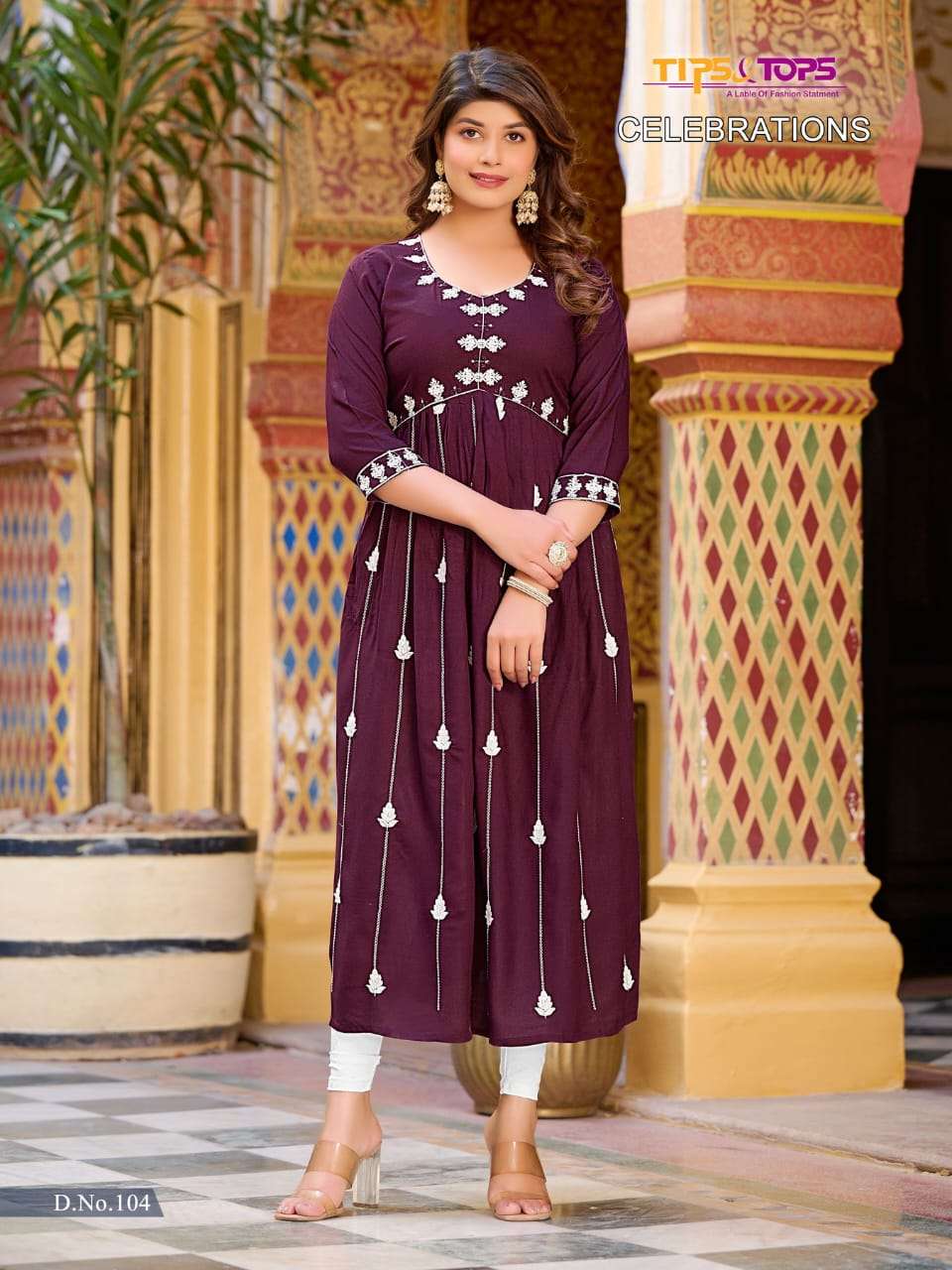 TIPS & TOPS CELEBRATIONS Fancy ALIA Style Kurtis Wholesale catalog