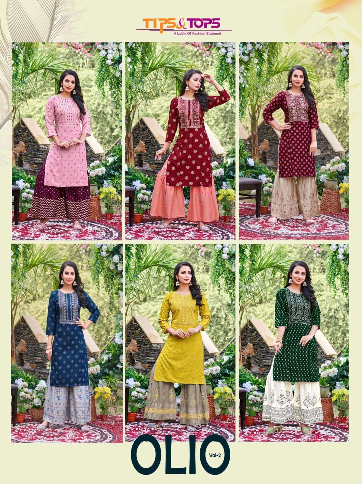 TIPS & TOPS Launching New Catalouge OLIO Vol 02 Kurati Wholesale catalog