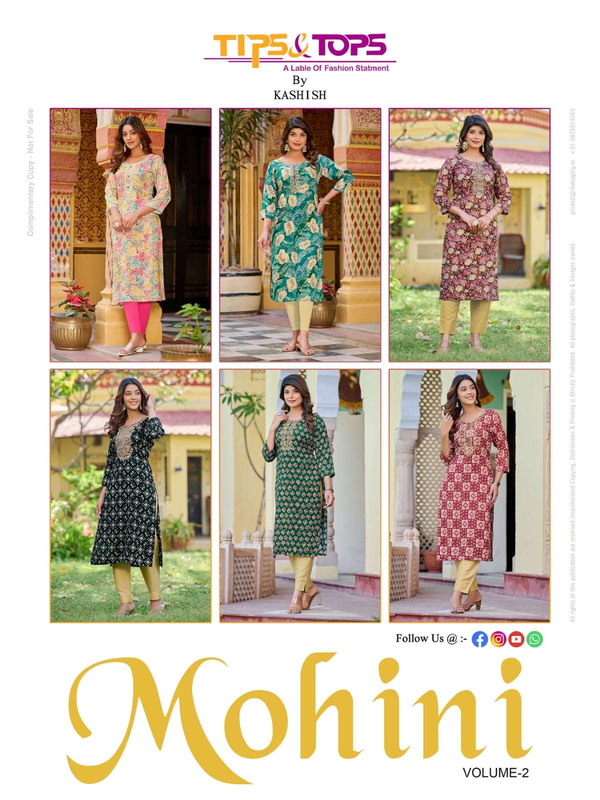 Tips & Tops Mohini Printed Kurti Wholesale Catalog