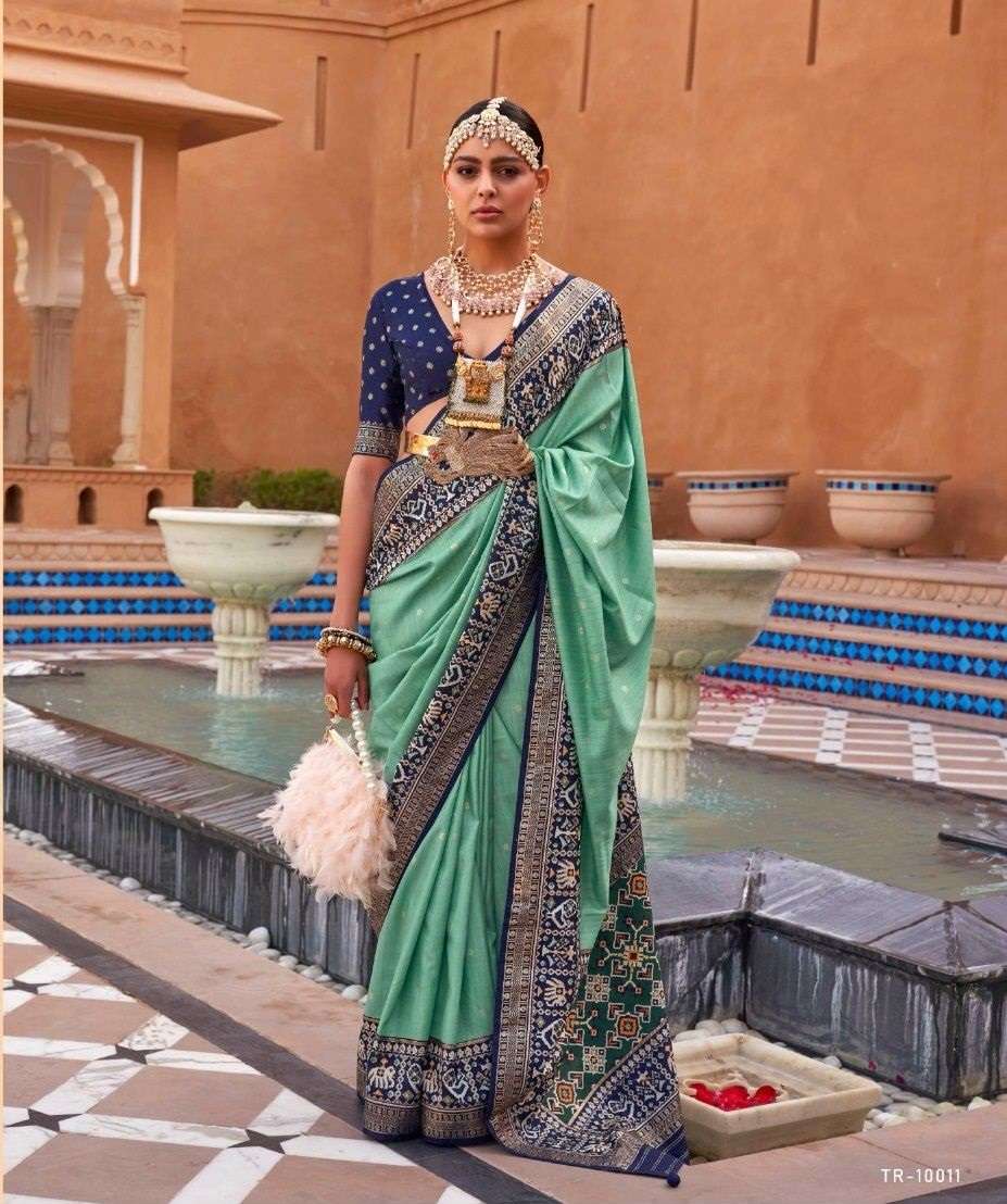 Trirath Pure Patola Designer Silk Saree Wholesale catalog