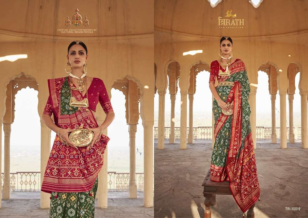 Trirath Pure Patola Vol 2 Heavy Silk Saree Wholesale catalog