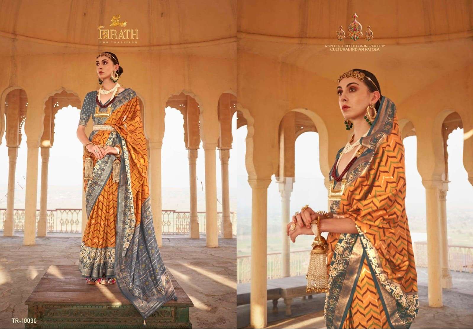 Trirath Pure Patola Vol 2 Heavy Silk Saree Wholesale catalog