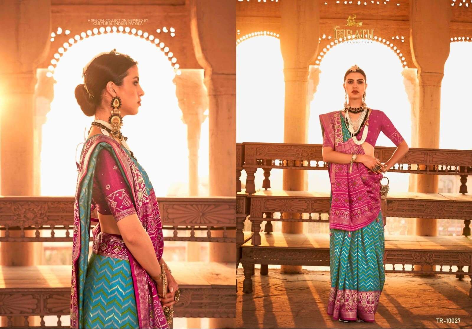 Trirath Pure Patola Vol 2 Heavy Silk Saree Wholesale catalog
