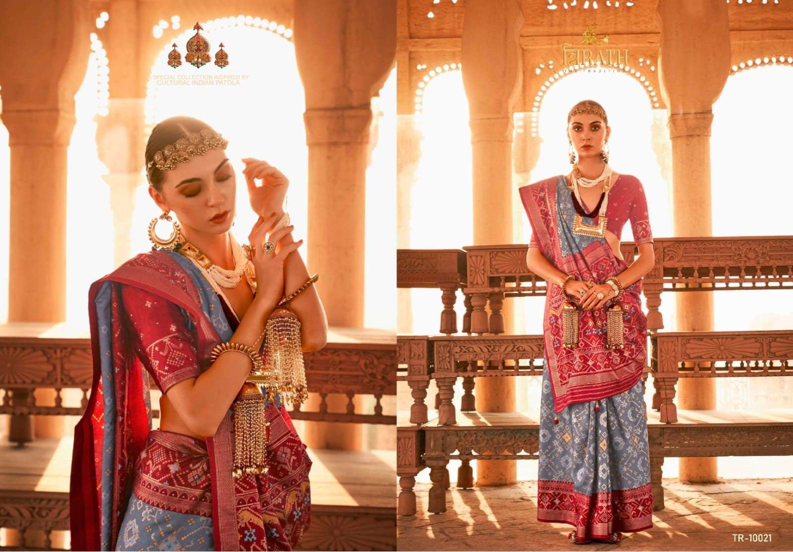 Trirath Pure Patola Vol 2 Heavy Silk Saree Wholesale catalog