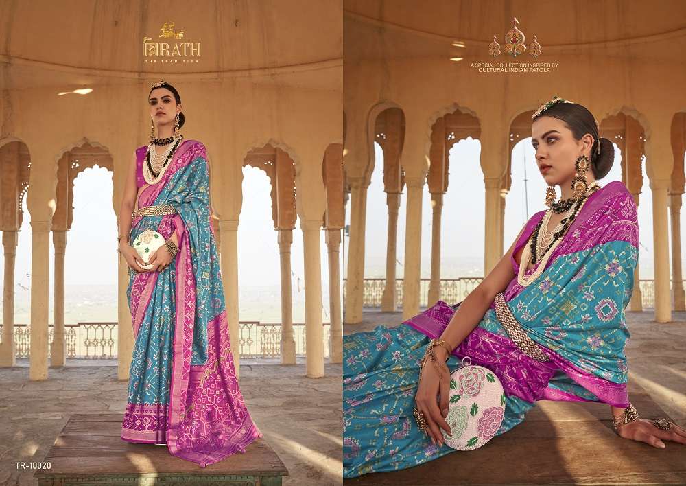 Trirath Pure Patola Vol 2 Heavy Silk Saree Wholesale catalog
