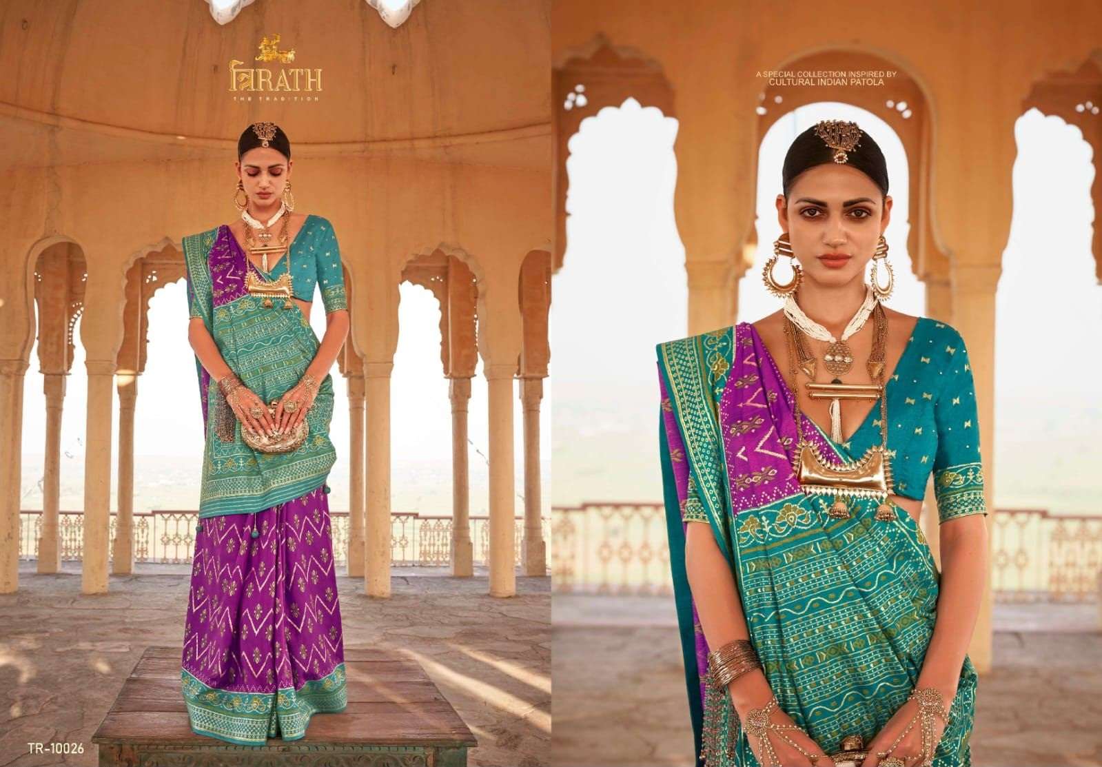 Trirath Pure Patola Vol 2 Heavy Silk Saree Wholesale catalog