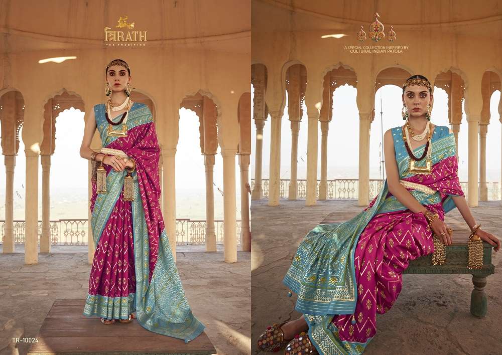 Trirath Pure Patola Vol 2 Heavy Silk Saree Wholesale catalog