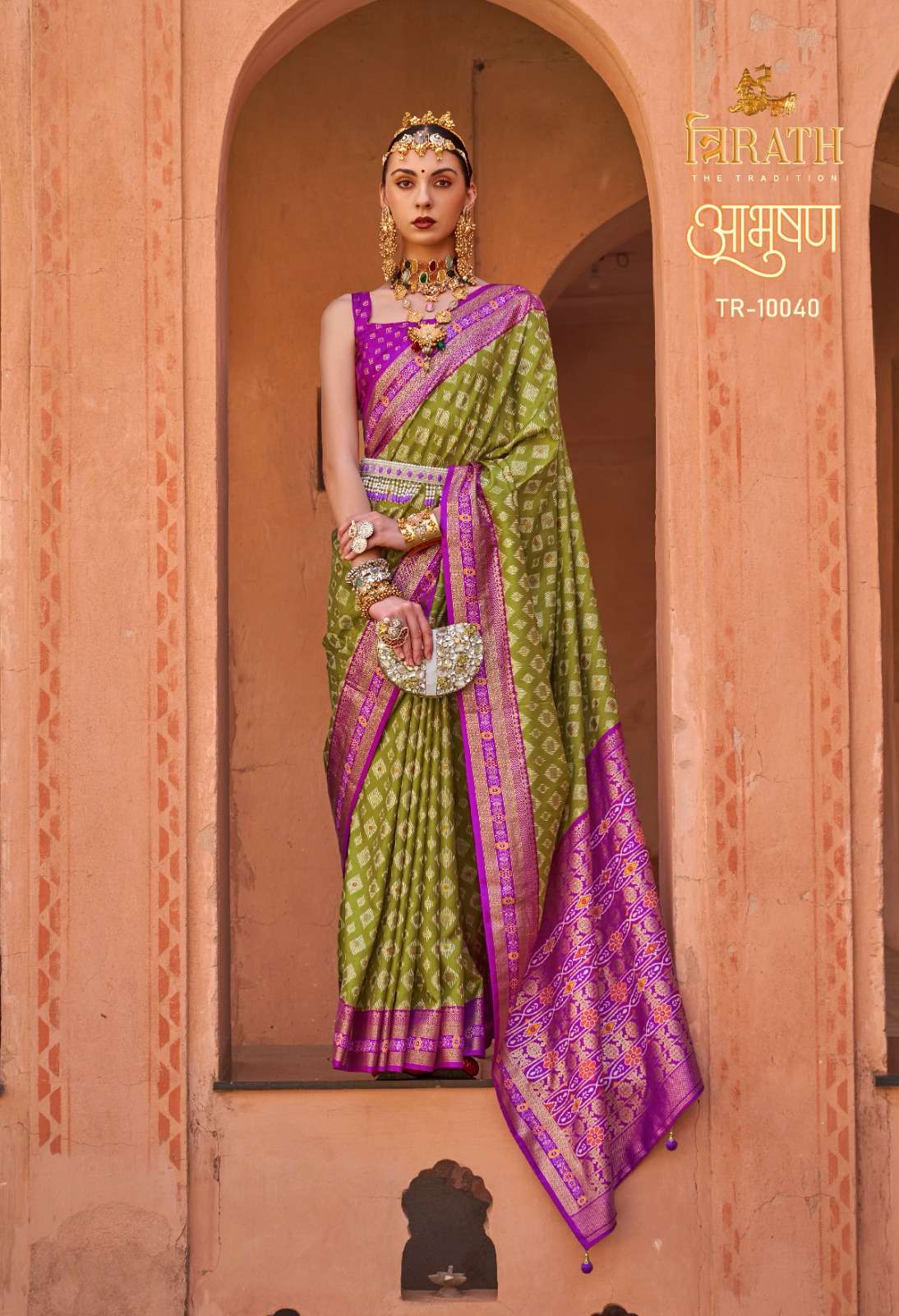 Trirath Pure Patola Vol 3 Occasional Silk Saree Wholesale catalog