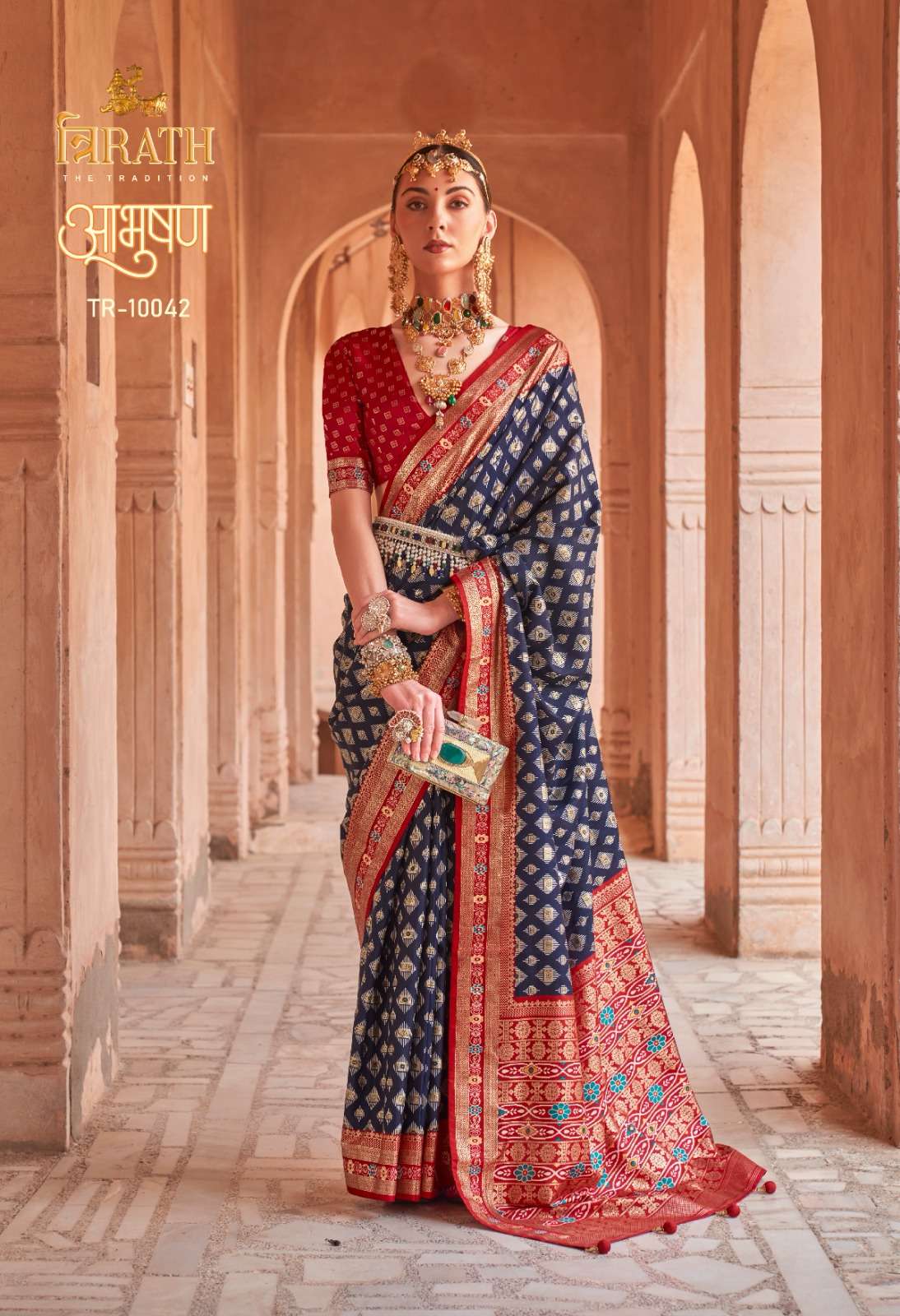 Trirath Pure Patola Vol 3 Occasional Silk Saree Wholesale catalog