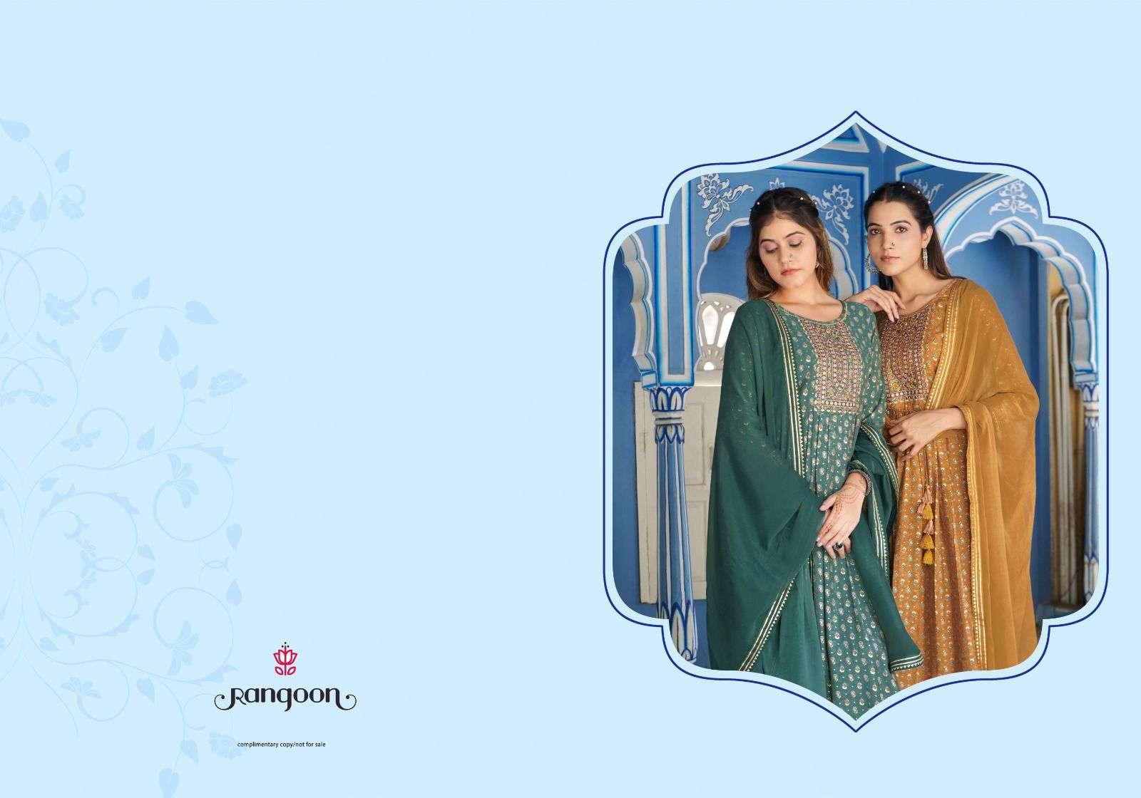 Tulsi Modal Print With Fancy Embrodery Seqonce Work And  NAIRA CUT.Style