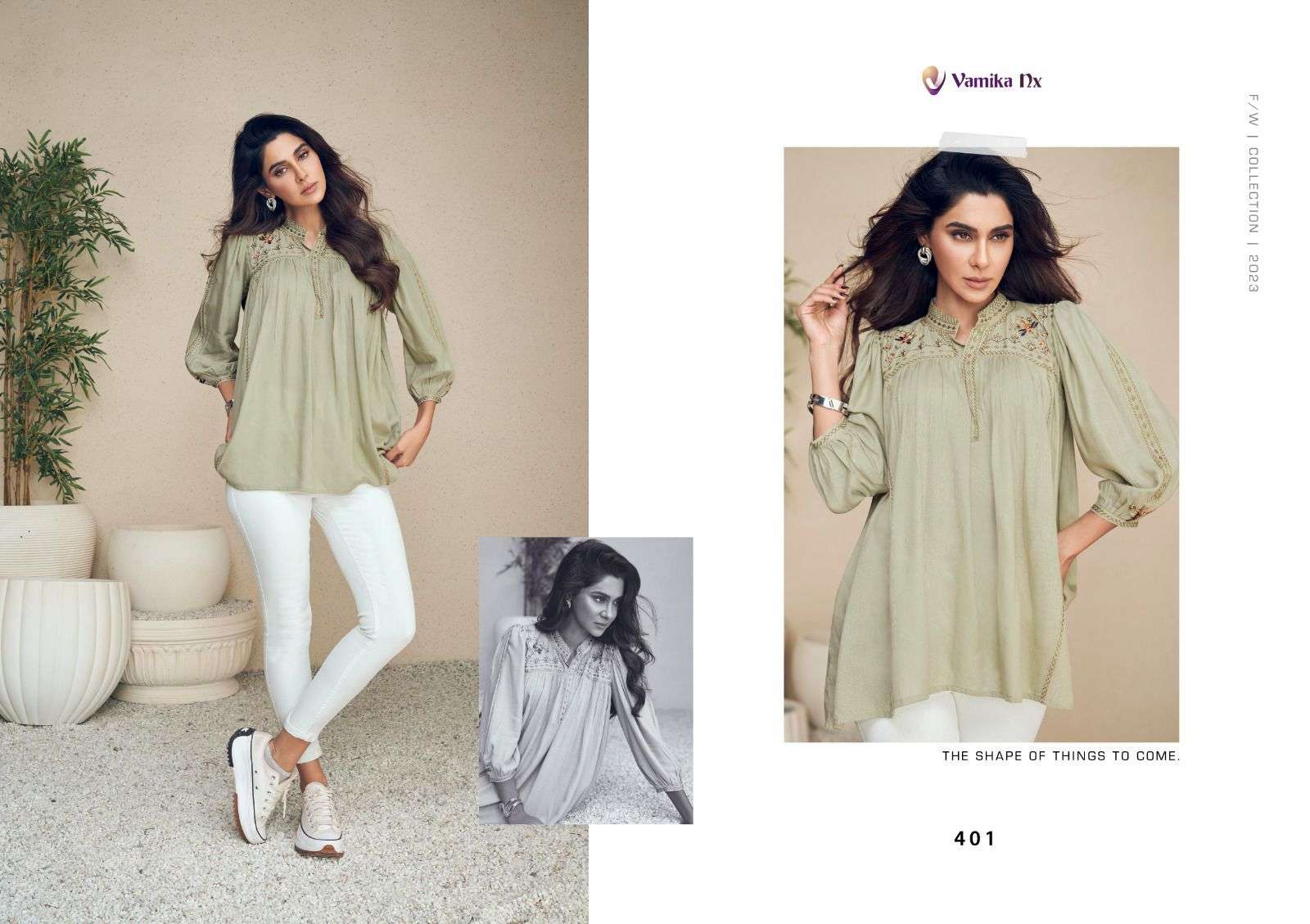 TUNIC COLLECTION MEERAKI Kurti Wholesale catalog