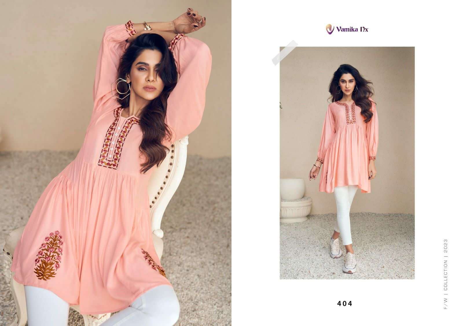 TUNIC COLLECTION MEERAKI Kurti Wholesale catalog