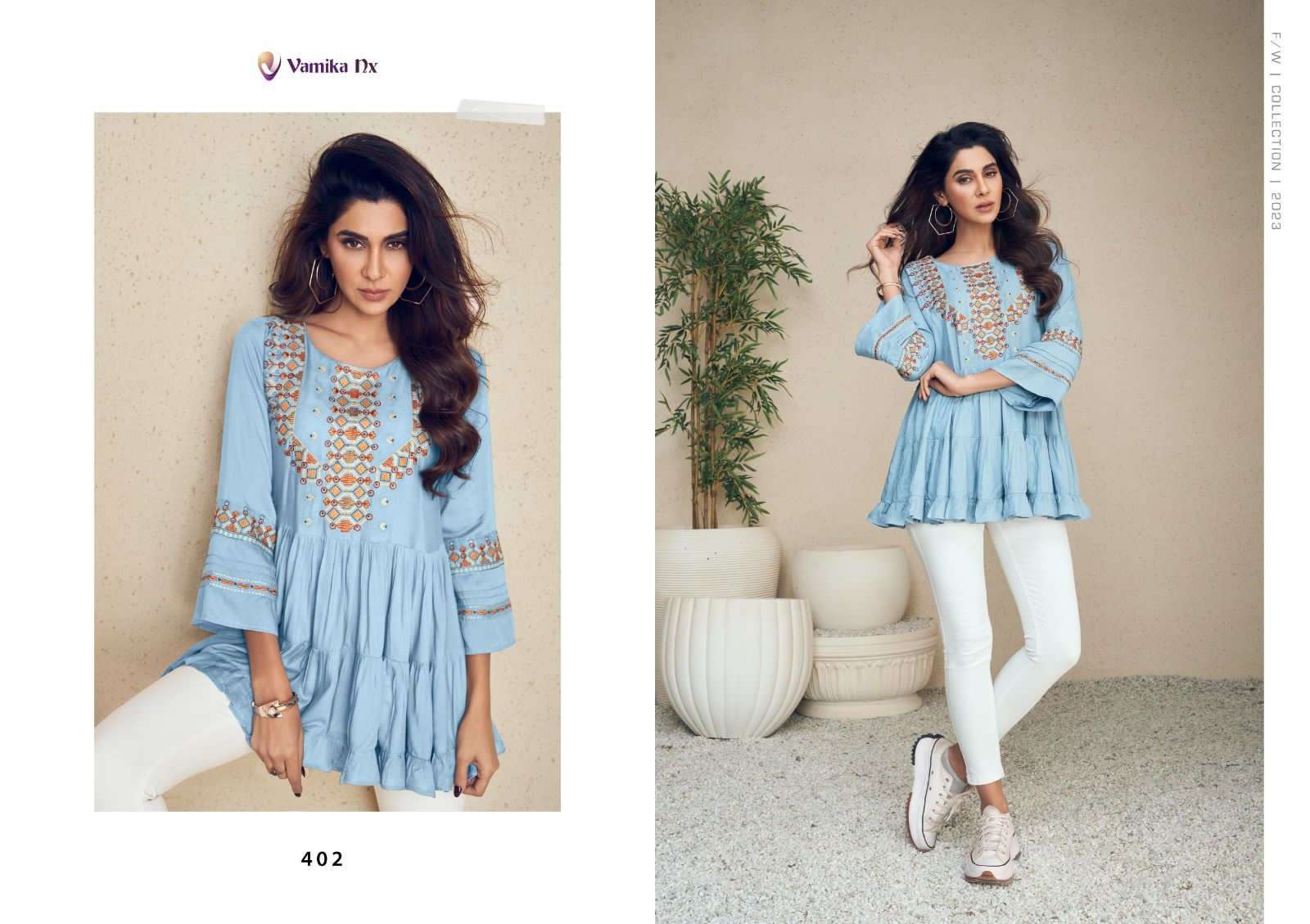 TUNIC COLLECTION MEERAKI Kurti Wholesale catalog
