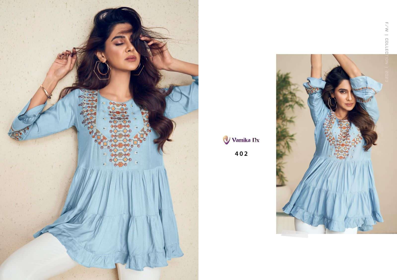 TUNIC COLLECTION MEERAKI Kurti Wholesale catalog
