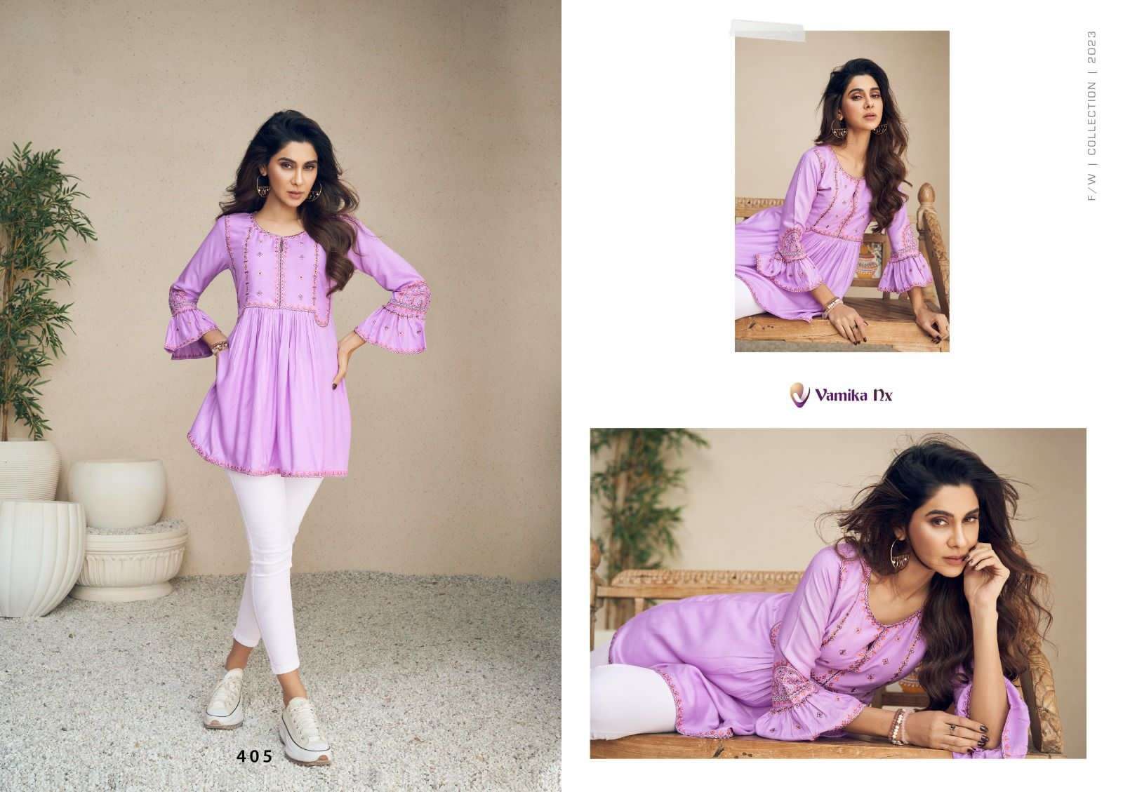 TUNIC COLLECTION MEERAKI Kurti Wholesale catalog