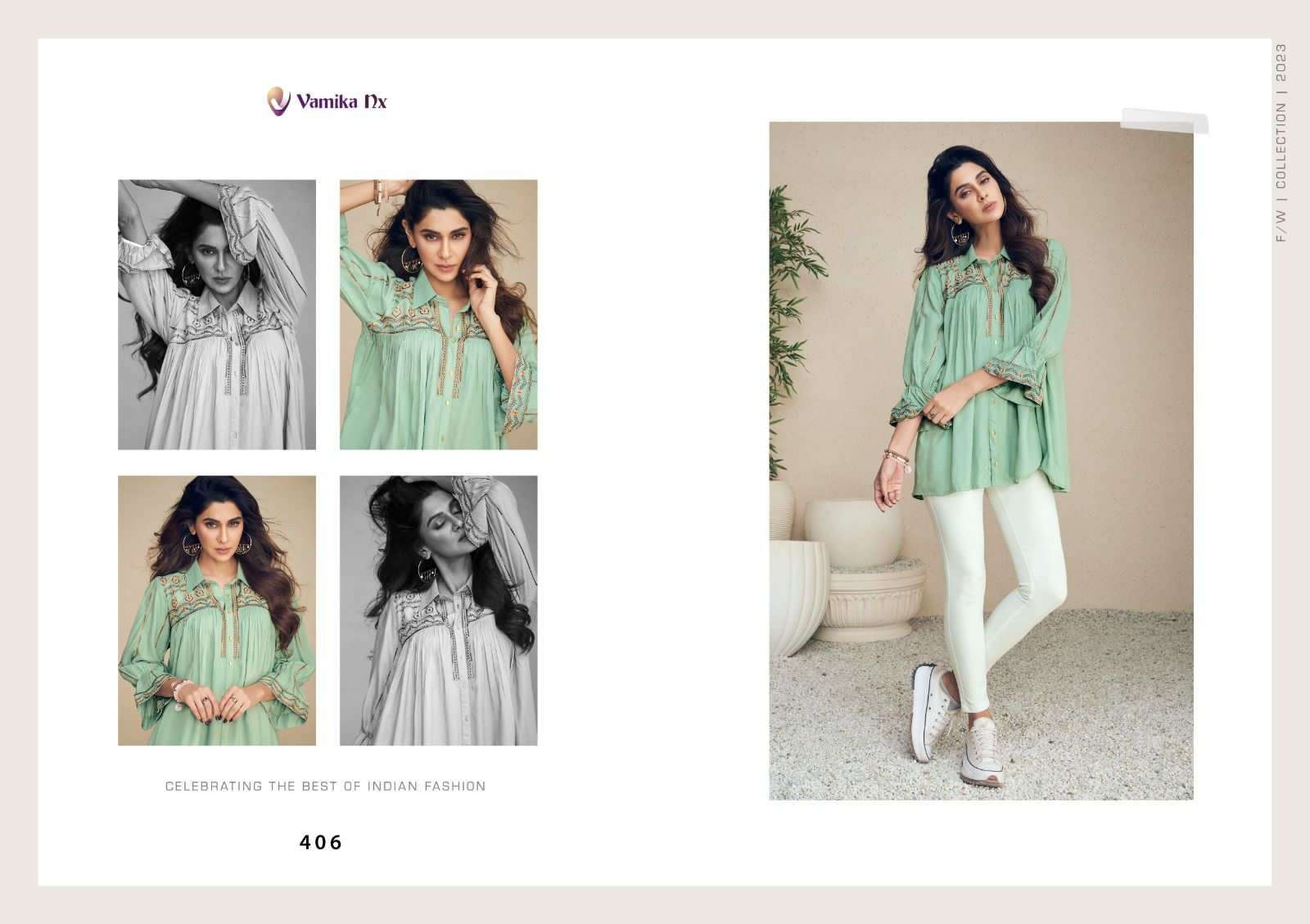 TUNIC COLLECTION MEERAKI Kurti Wholesale catalog