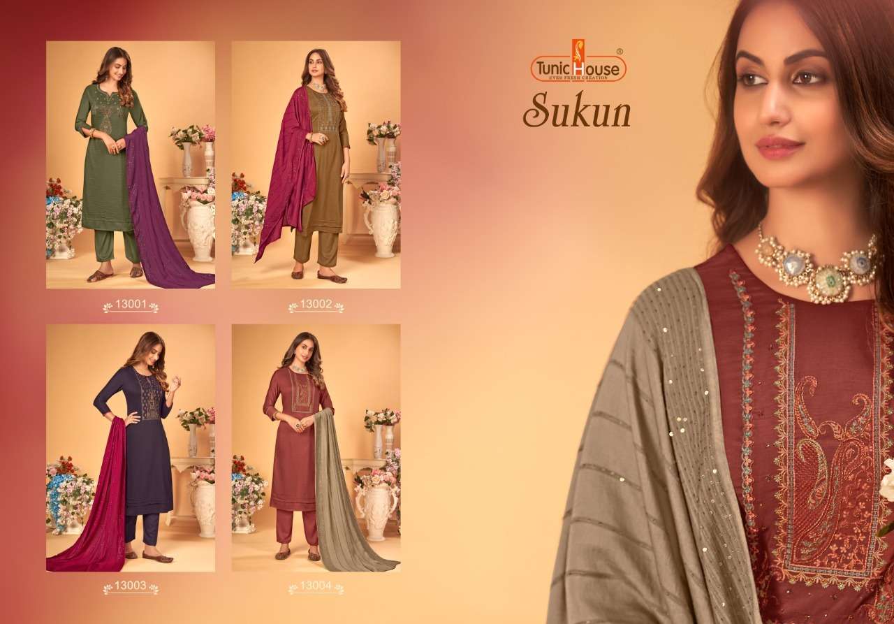 TUNIC HOUSE  SOFT SILK with HAND WORK & EMBROIDERY Kurti Wholesale catalog