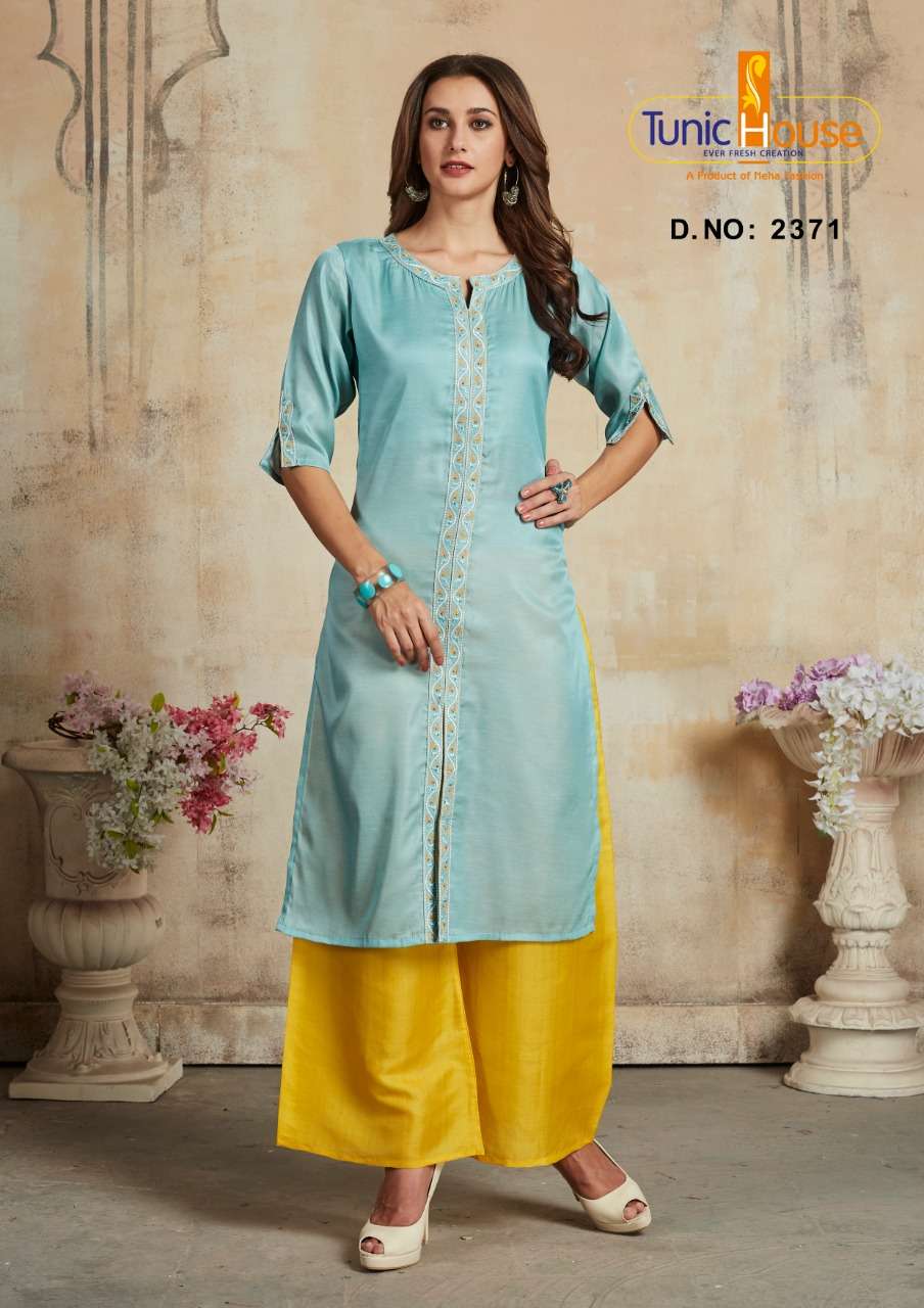 TUNIC HOUSE THUNDER SOFT SILK Kurti Wholesale catalog