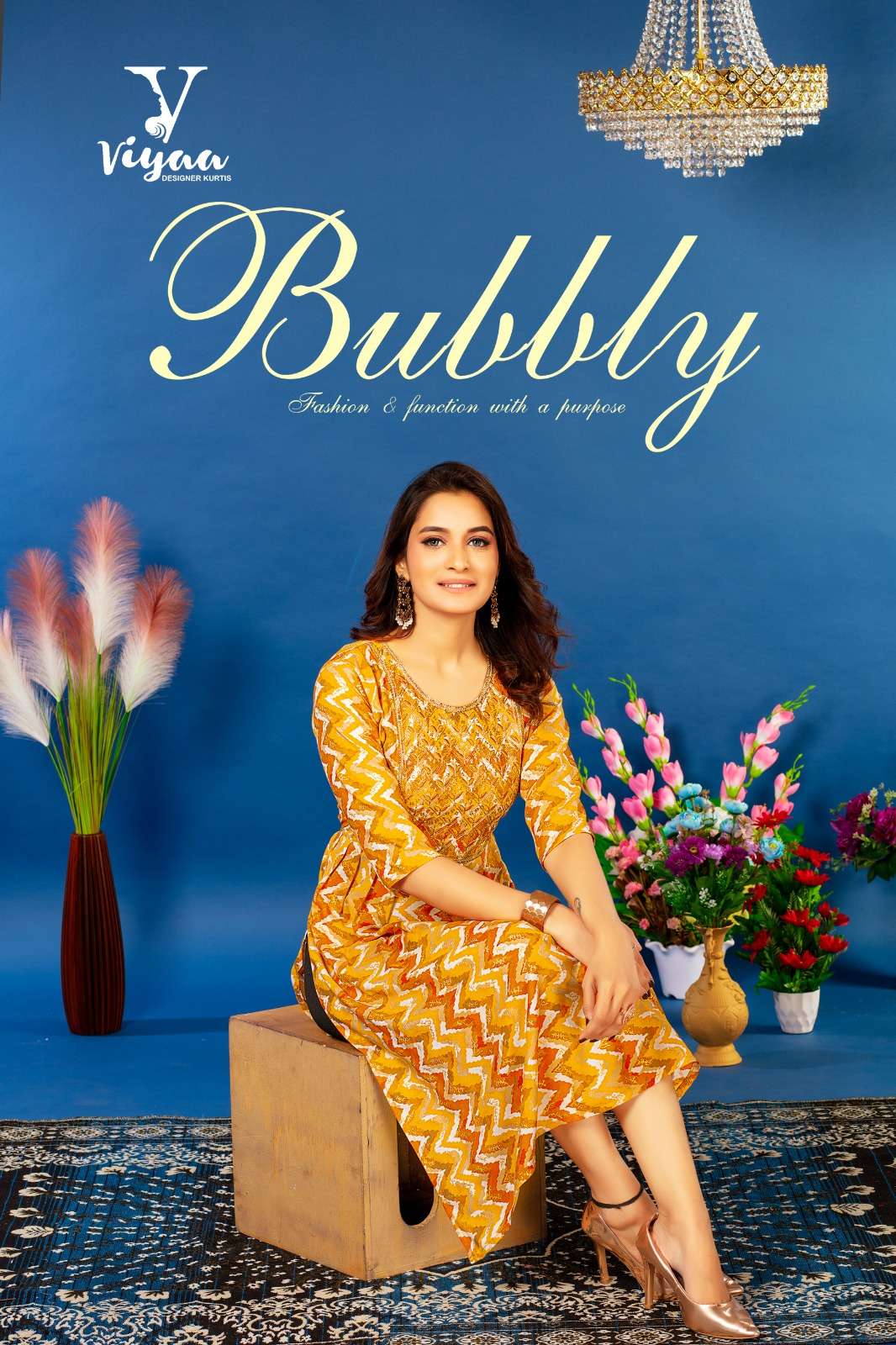 VIYAA DESIGNER BUBBLY Kurti Wholesale catalog