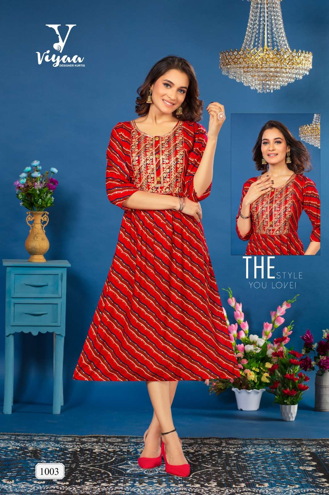 VIYAA DESIGNER BUBBLY Kurti Wholesale catalog