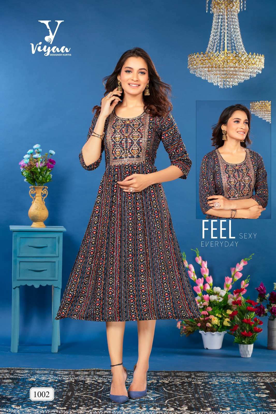 VIYAA DESIGNER BUBBLY Kurti Wholesale catalog
