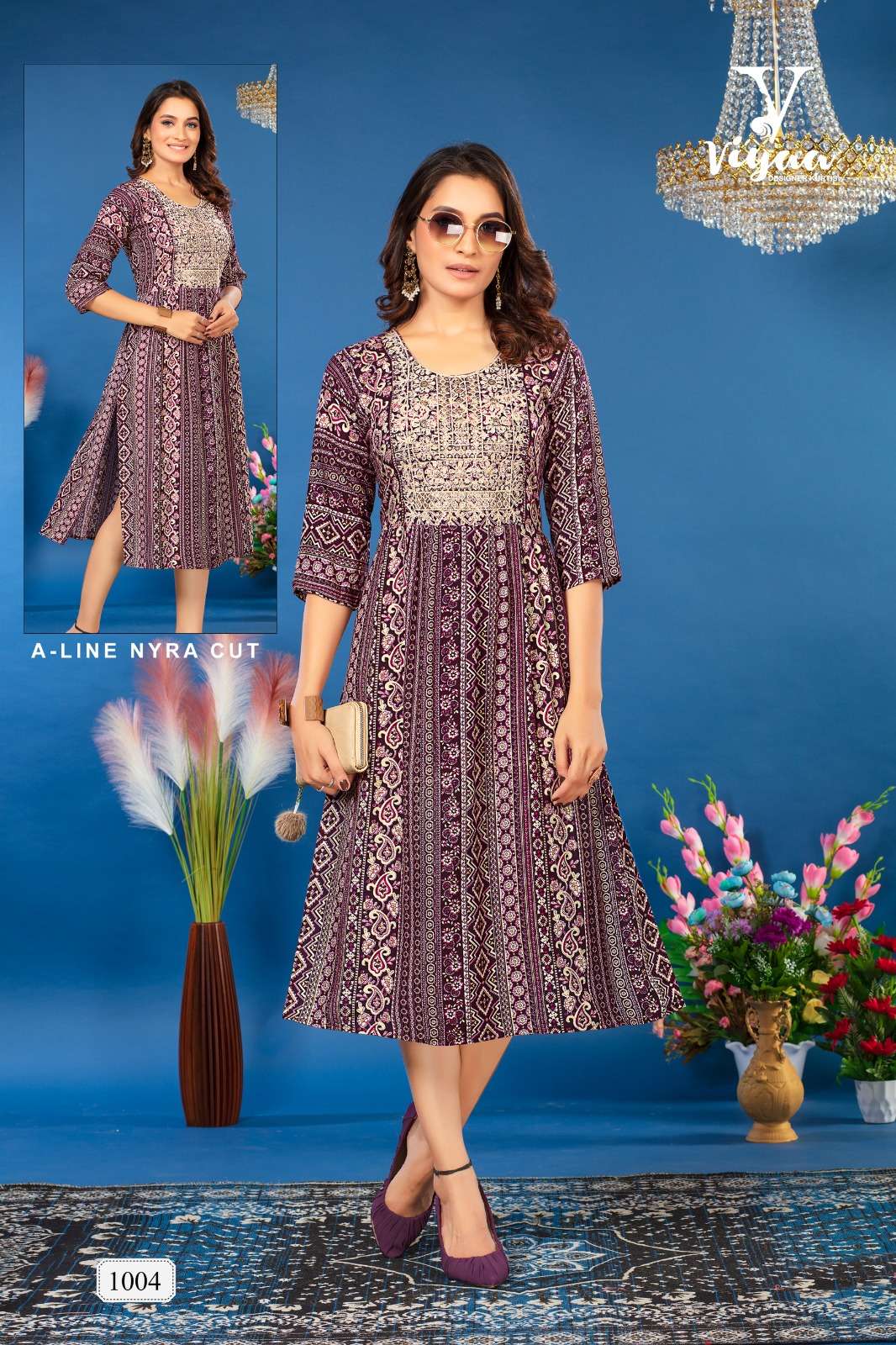 VIYAA DESIGNER BUBBLY Kurti Wholesale catalog