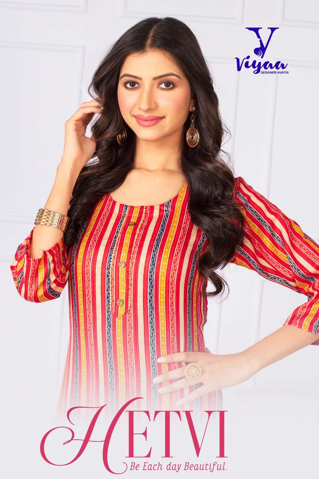 VIYAA DESIGNER HETVI Kurti Wholesale catalog