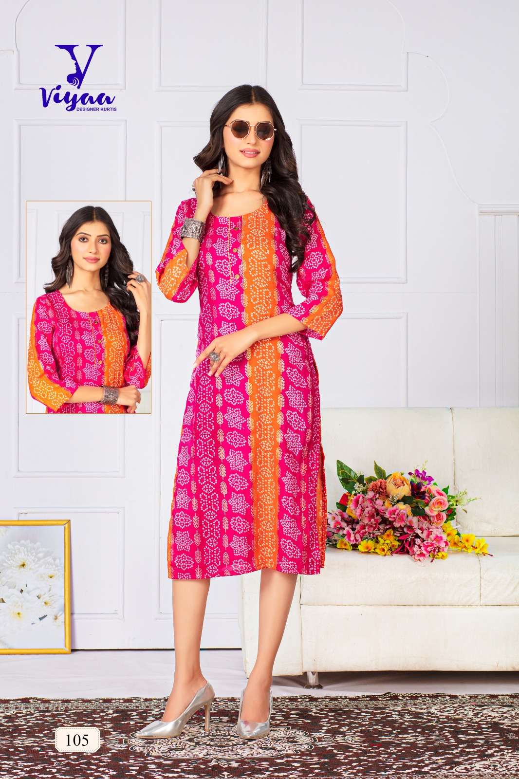 VIYAA DESIGNER HETVI Kurti Wholesale catalog