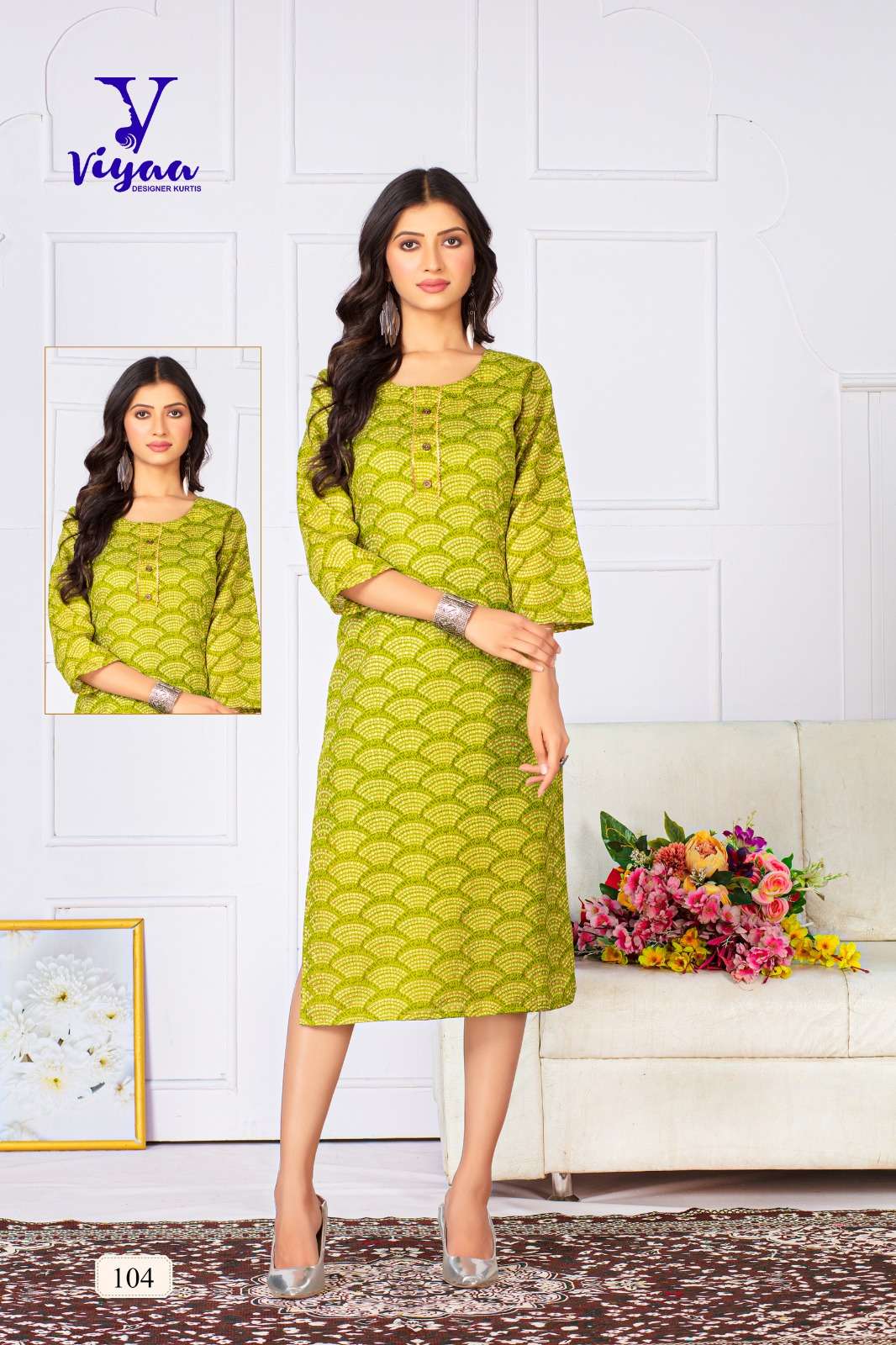 VIYAA DESIGNER HETVI Kurti Wholesale catalog