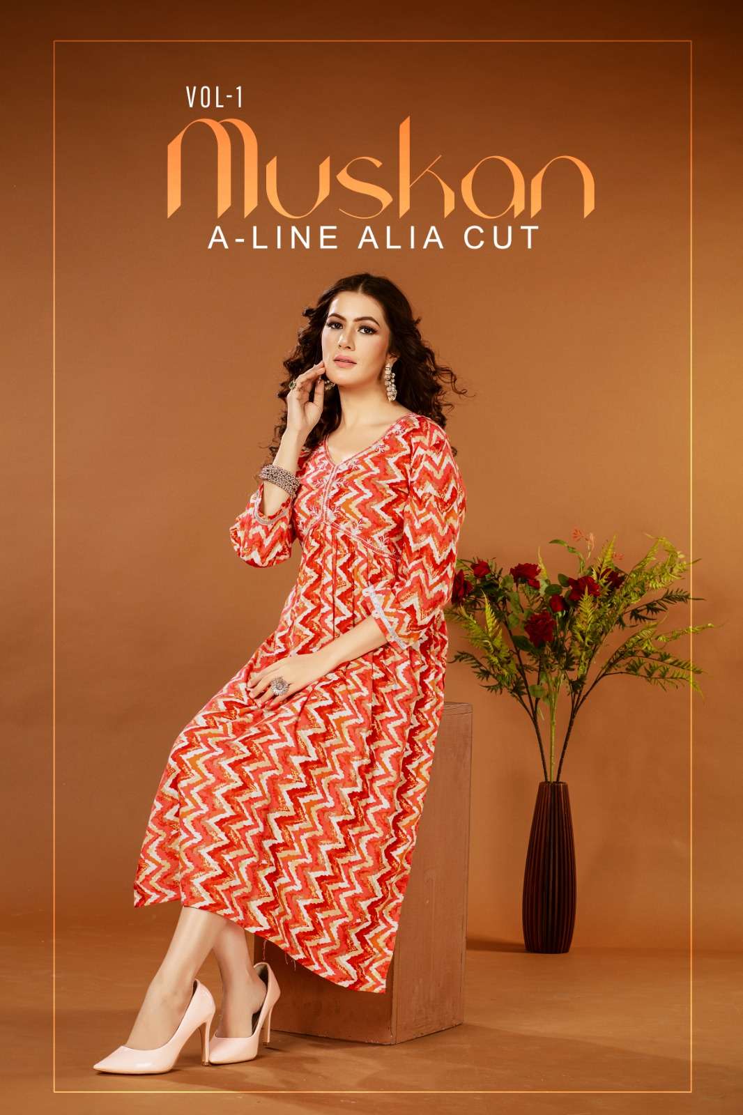 VIYAA DESIGNER MUSKAN Kurti Wholesale catalog