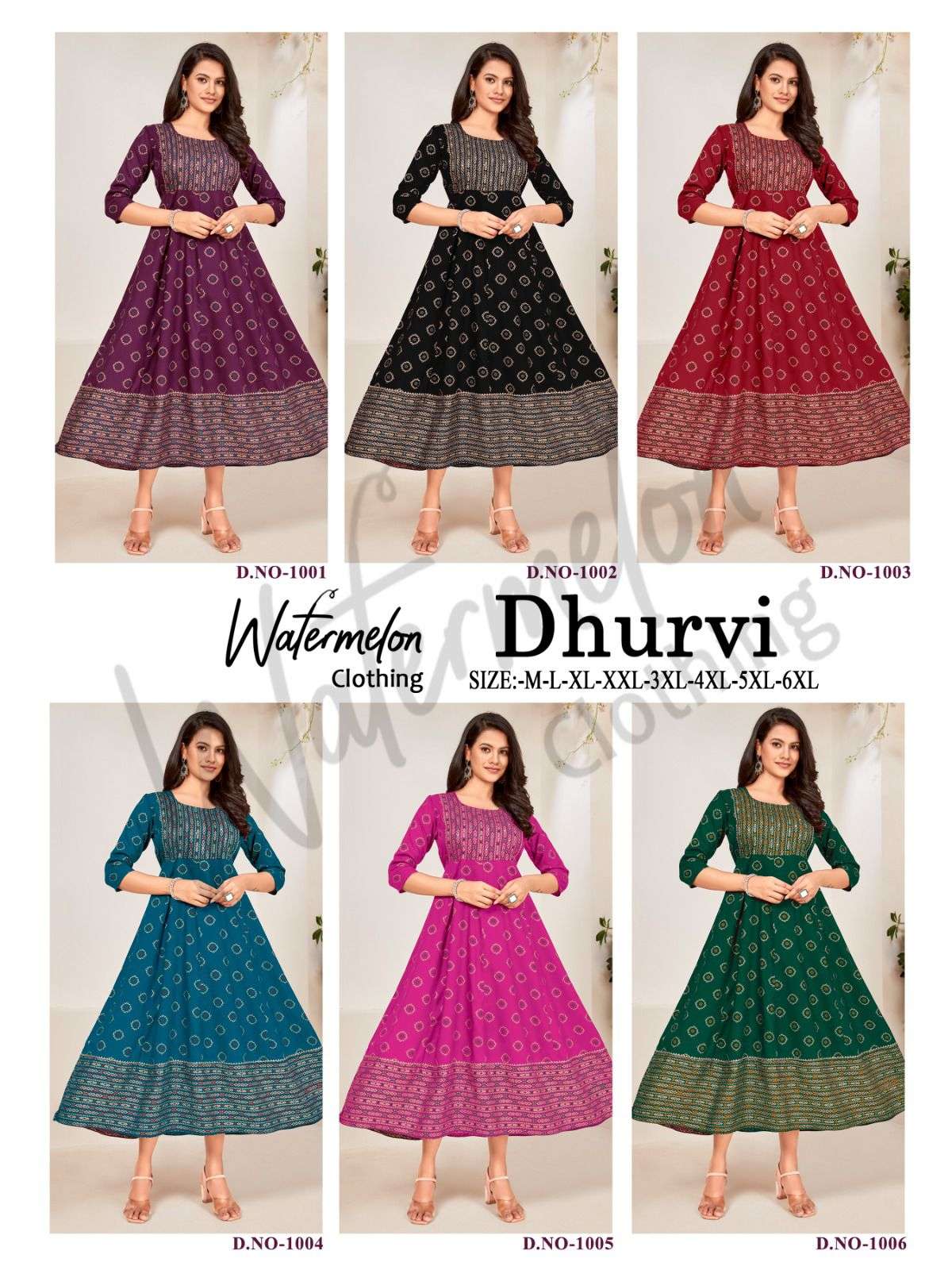 WATERMELON CLOTHING DHURVI Kurti Wholesale catalog