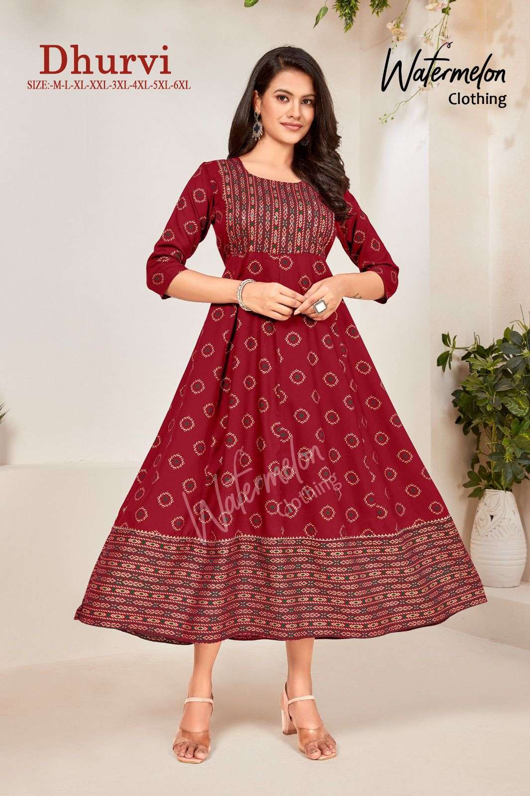 WATERMELON CLOTHING DHURVI Kurti Wholesale catalog