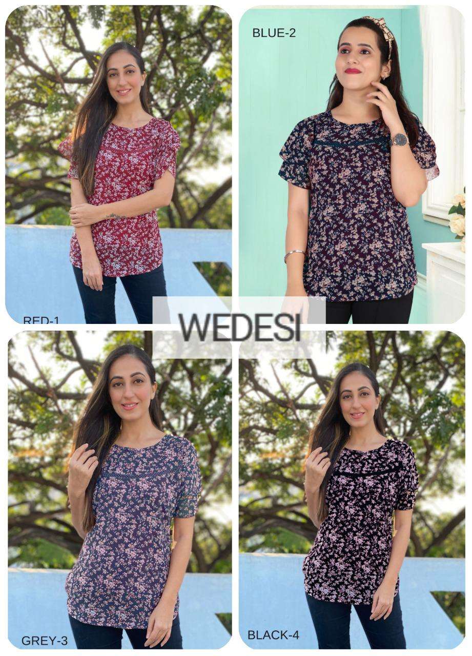 Wedesi New Launch Western Top Wholesale catalog