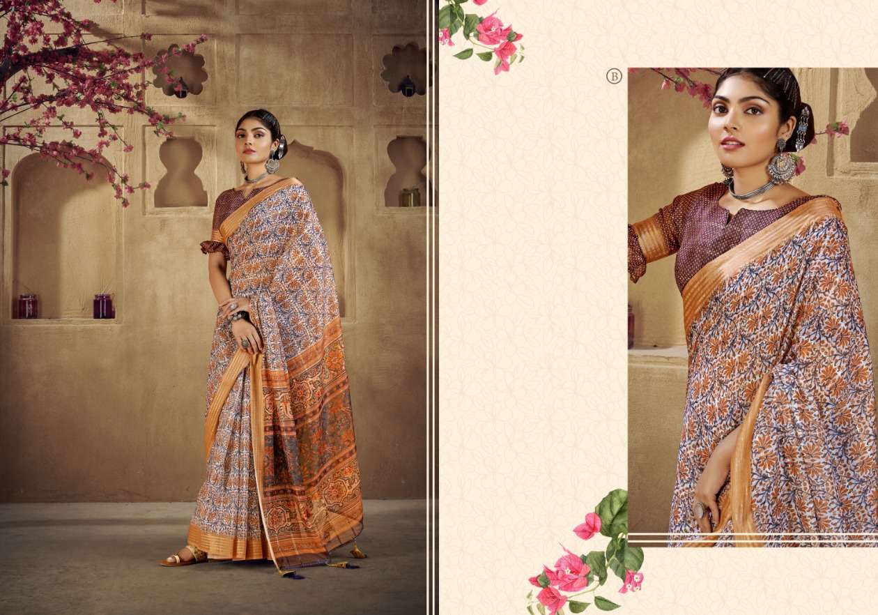 Ynf Chandana Cotton Digital Printed Saree Wholesale catalog