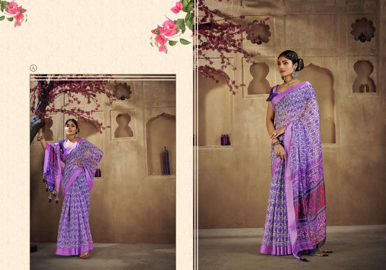 Ynf Chandana Cotton Digital Printed Saree Wholesale catalog