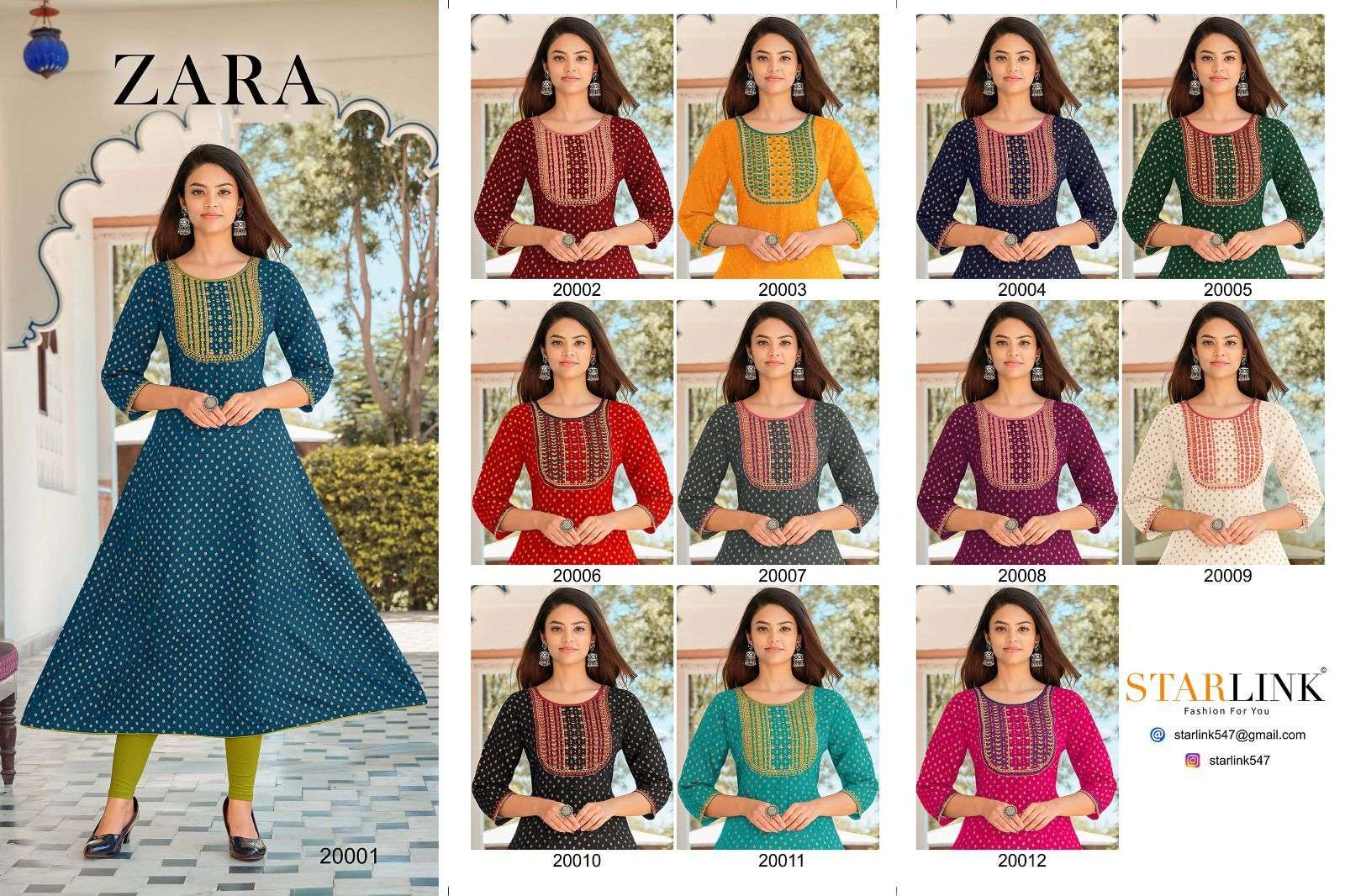 Zara is happy to announce the launch of new KURTI & READYMADE Wholesale catalog