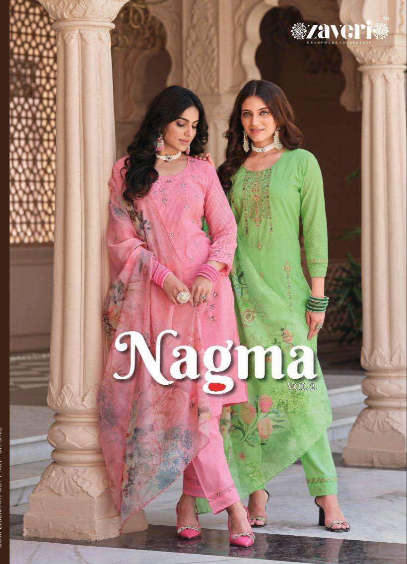 Zaveri presents NAGMA VOL-2  pure cotton  Kurti Wholesale catalog