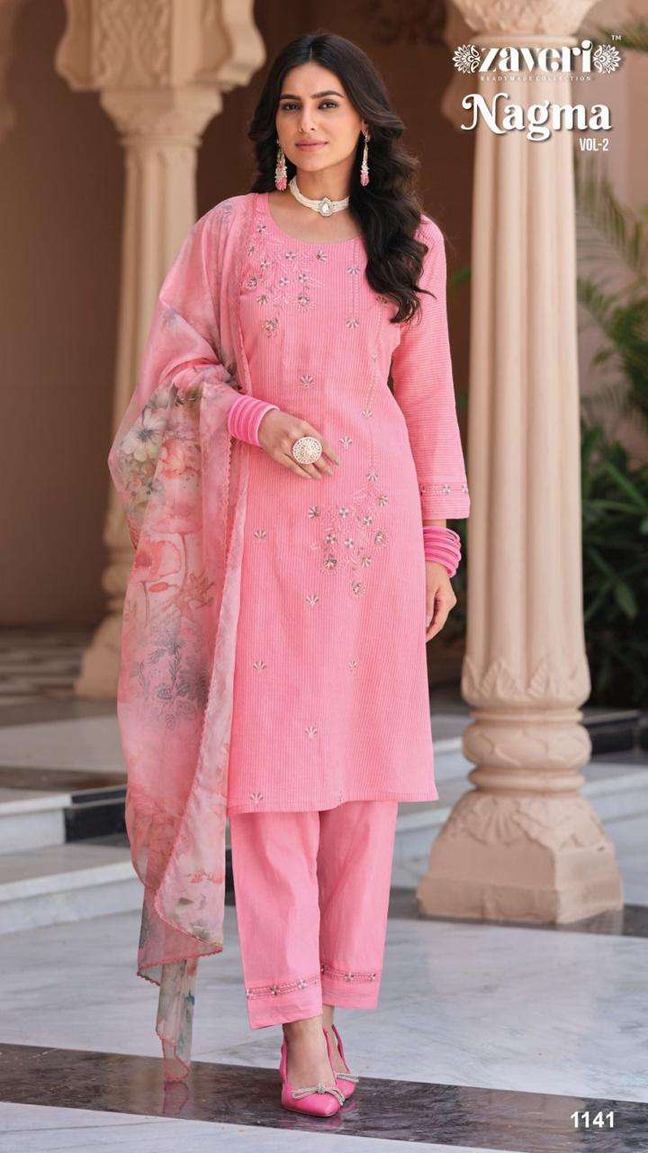 Zaveri presents NAGMA VOL-2  pure cotton  Kurti Wholesale catalog