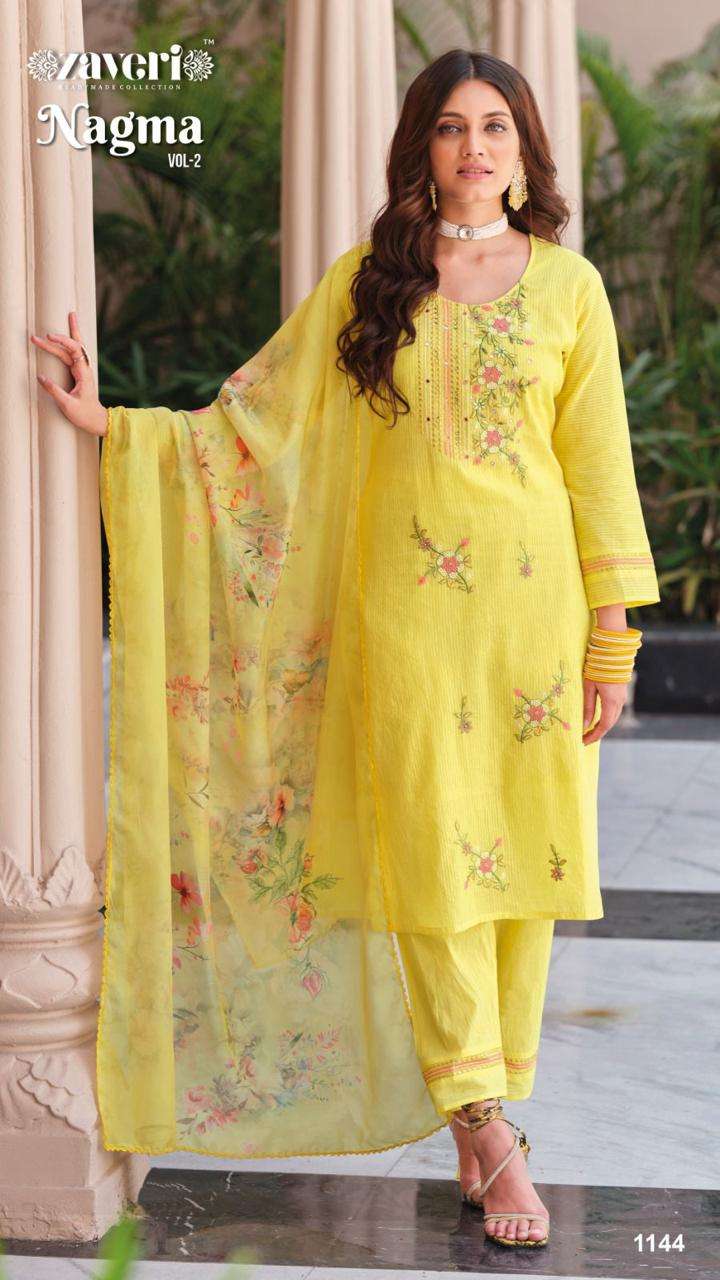 Zaveri presents NAGMA VOL-2  pure cotton  Kurti Wholesale catalog