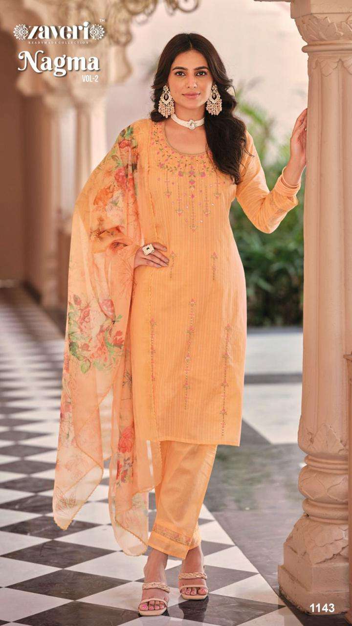 Zaveri presents NAGMA VOL-2  pure cotton  Kurti Wholesale catalog