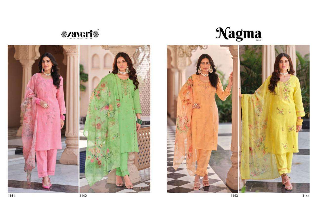Zaveri presents NAGMA VOL-2  pure cotton  Kurti Wholesale catalog