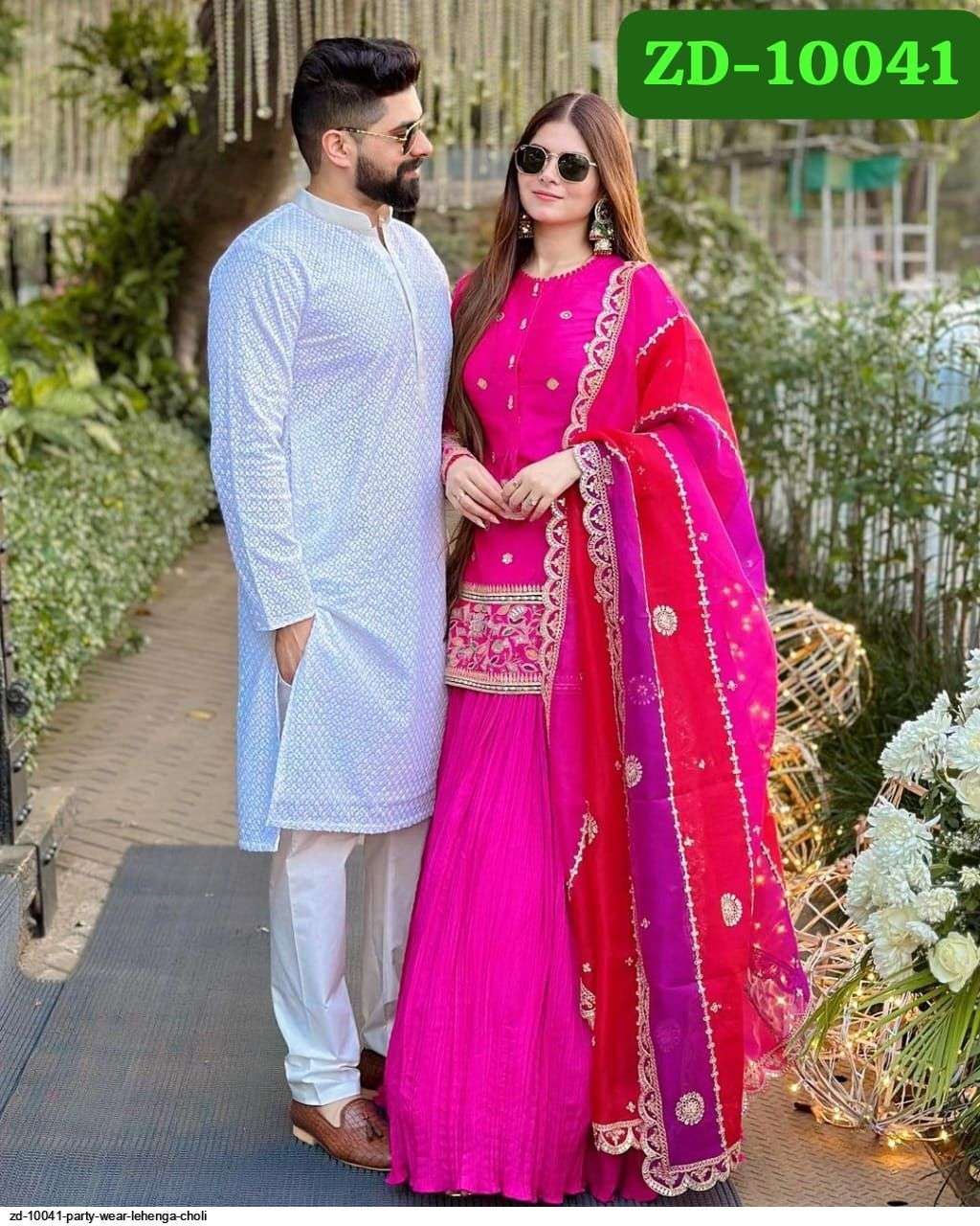 ZD 10041 PARTY WEAR LEHENGA CHOLI Wholesale catalog