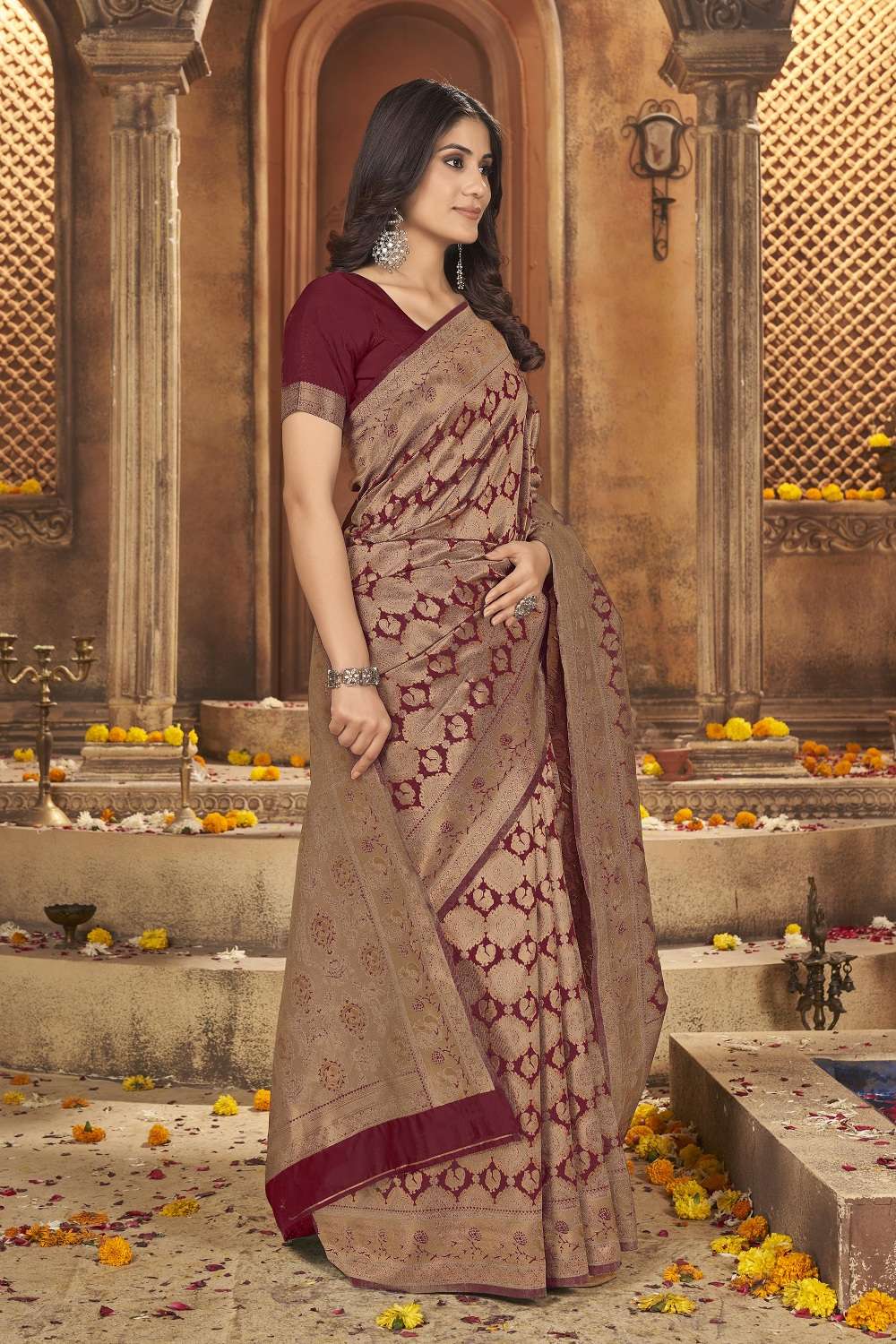 Zili Hit 15 Designer Banarasi Silk Saree Collection Wholesale catalog