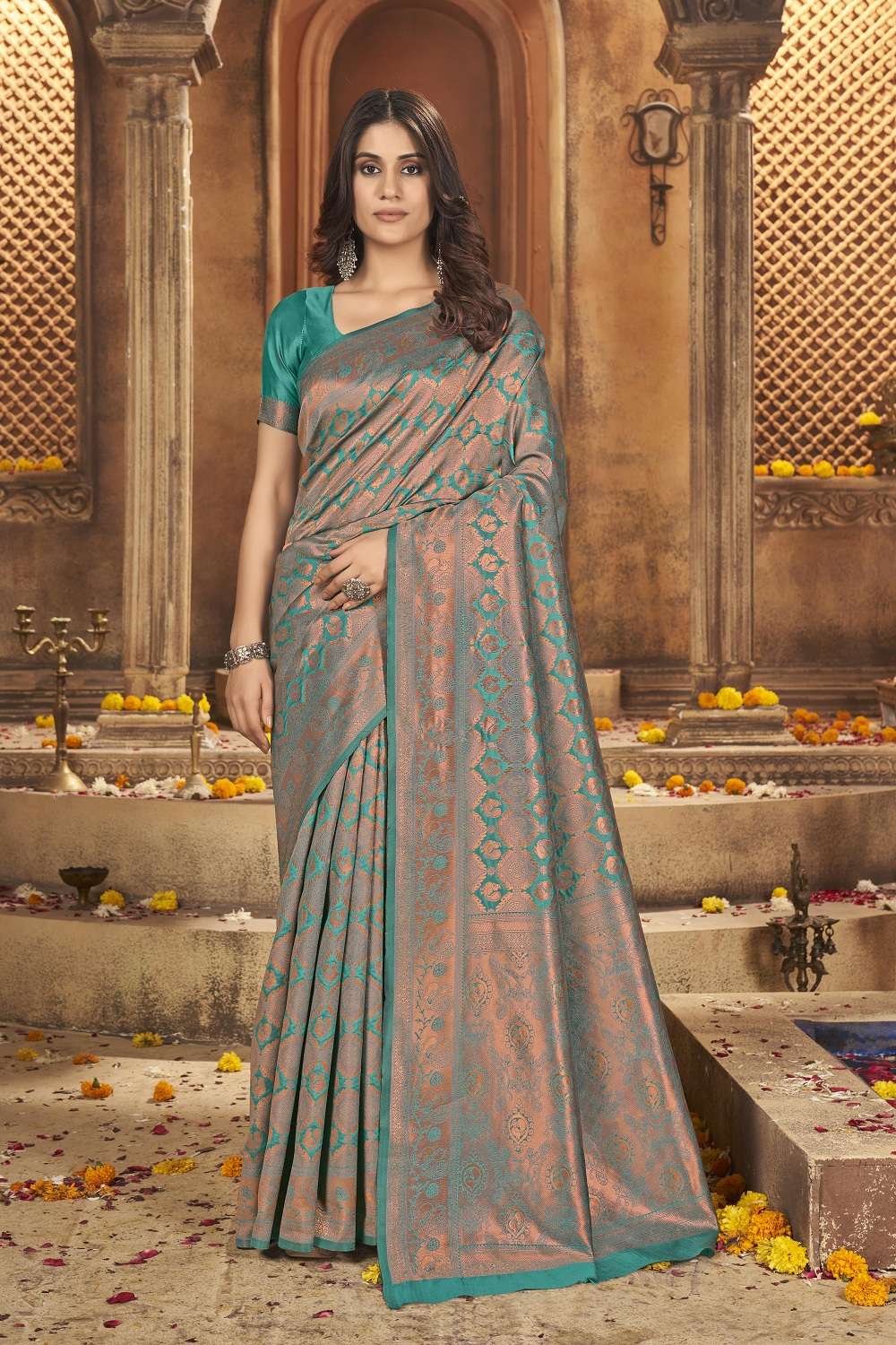 Zili Hit 15 Designer Banarasi Silk Saree Collection Wholesale catalog