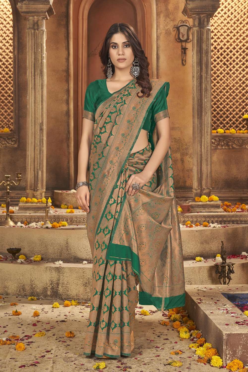Zili Hit 15 Designer Banarasi Silk Saree Collection Wholesale catalog