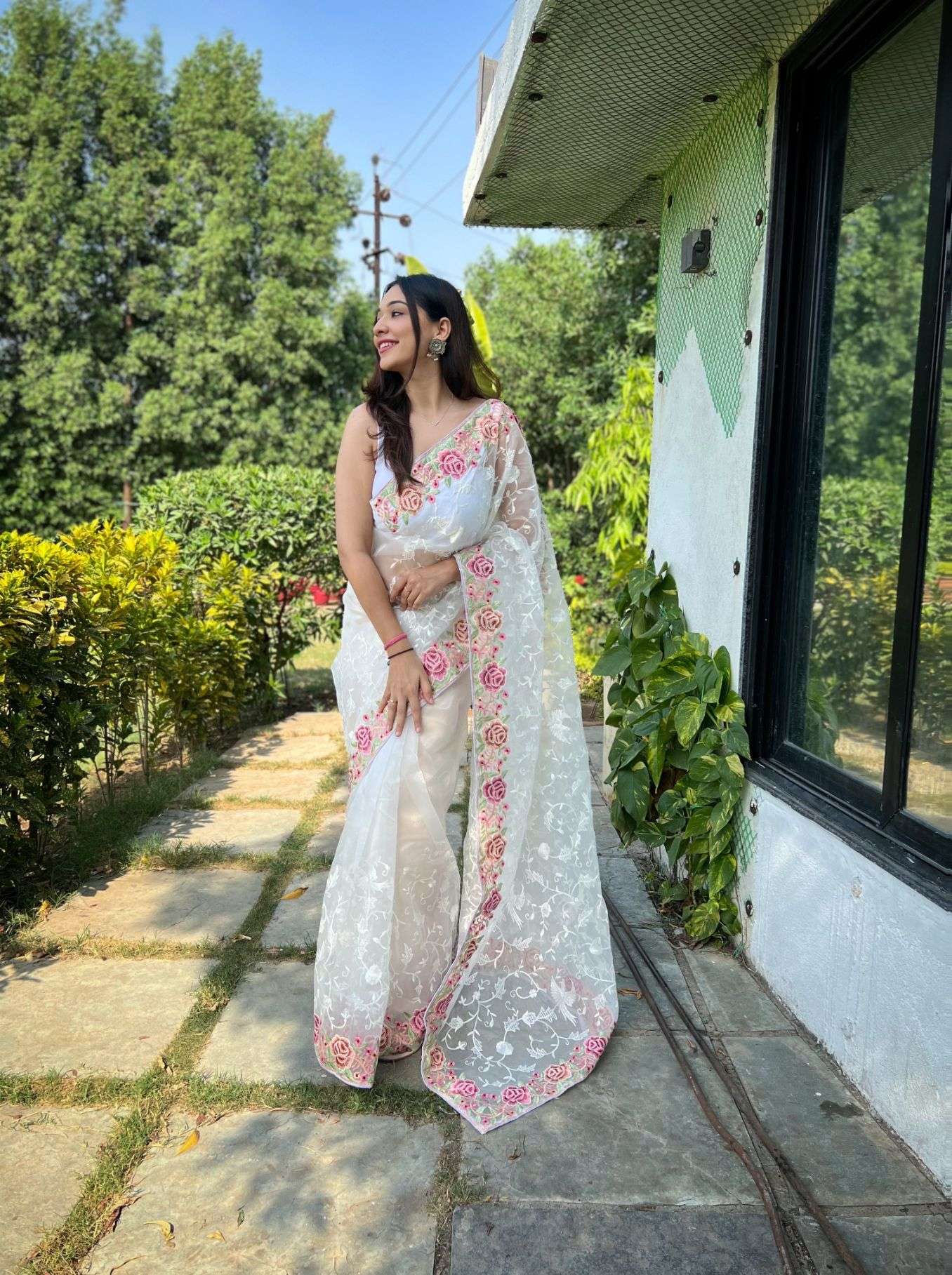 Zoya Exclusive Occasional Fancy Organza Saree Wholesale catalog